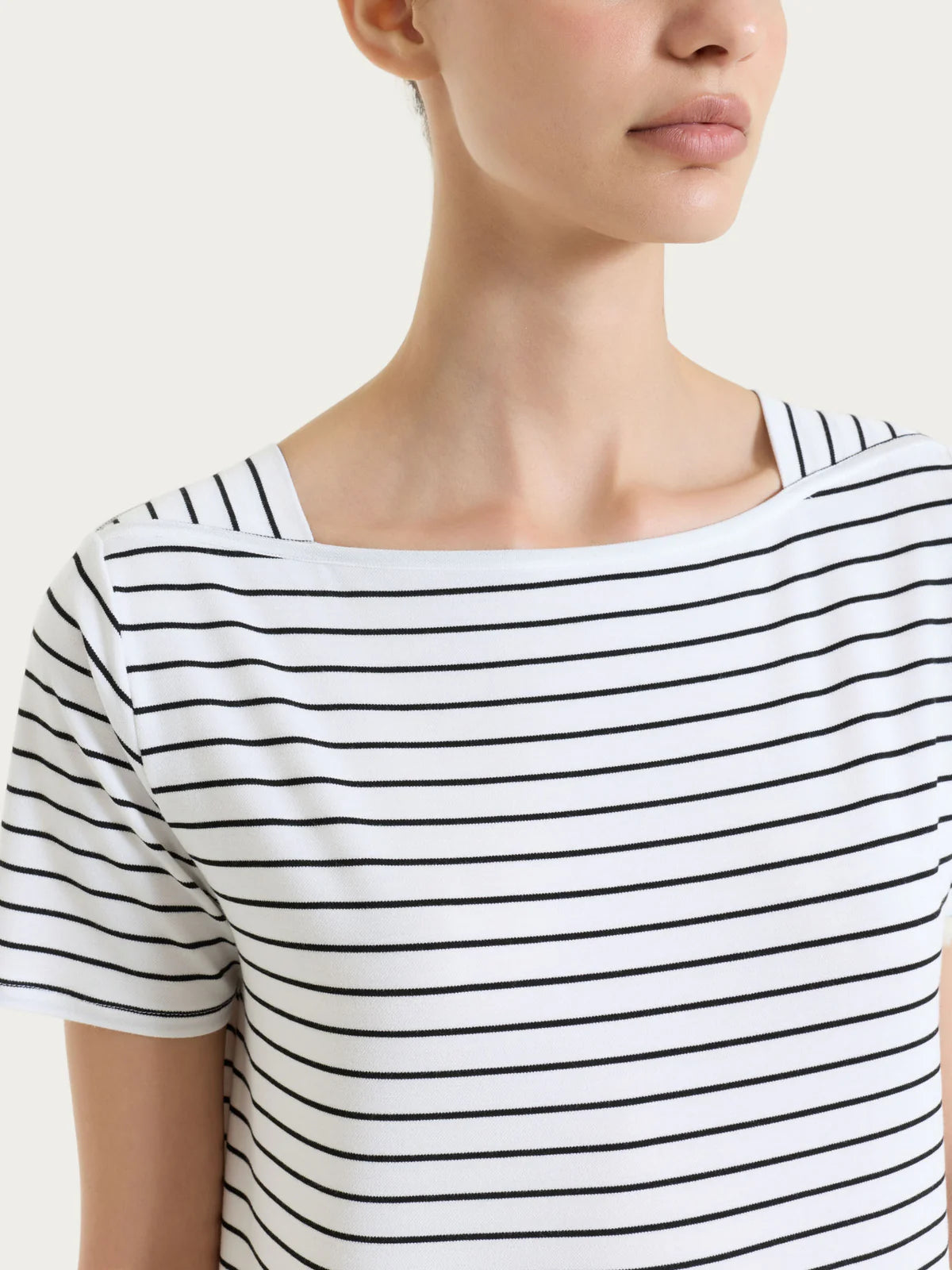 T-shirt righe leggera DT05TB - Ragno - shopTSa