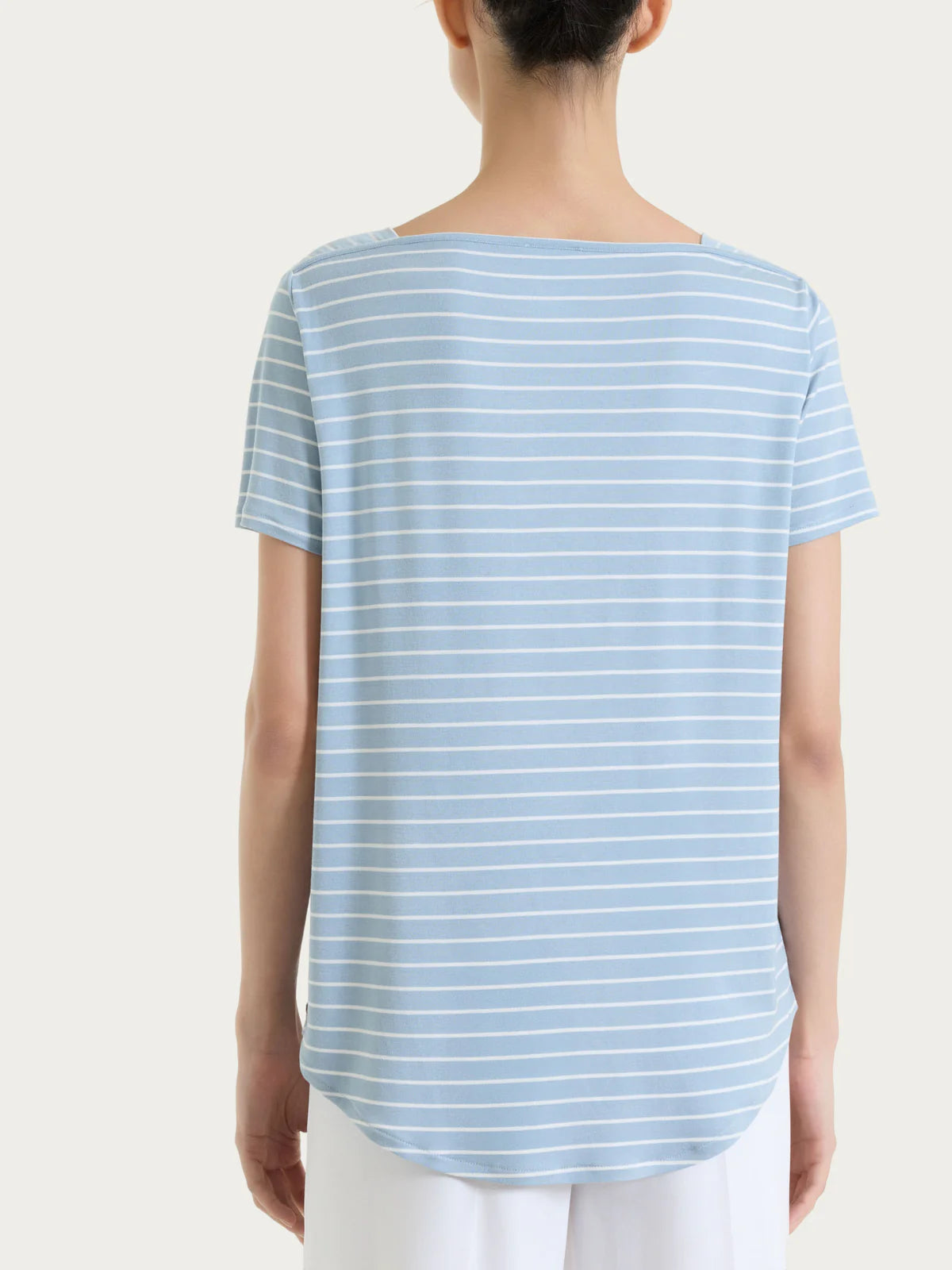 T-shirt righe leggera DT05TB - Ragno - shopTSa