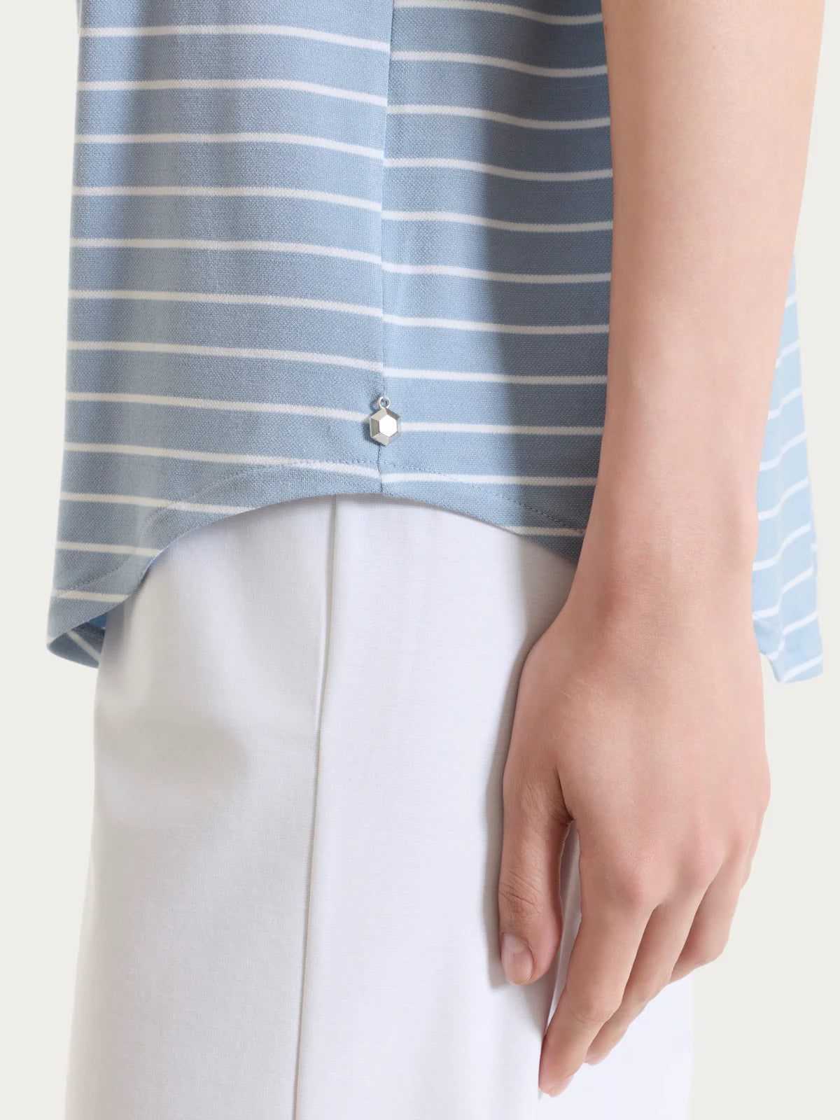 T-shirt righe leggera DT05TB - Ragno - shopTSa
