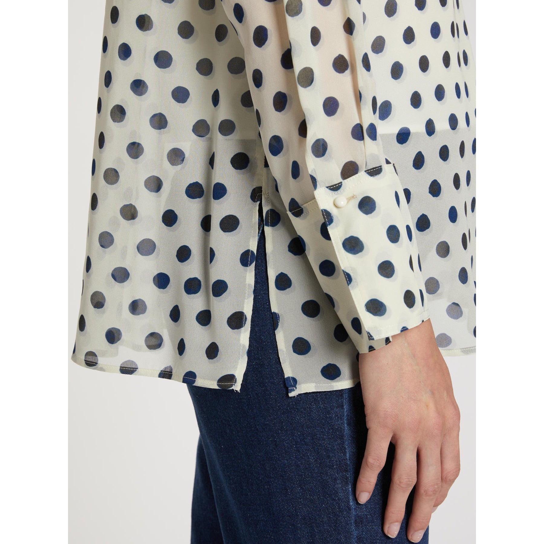 Camicia a polo in georgette PBBEGREGE - Penny Black - shopTSa