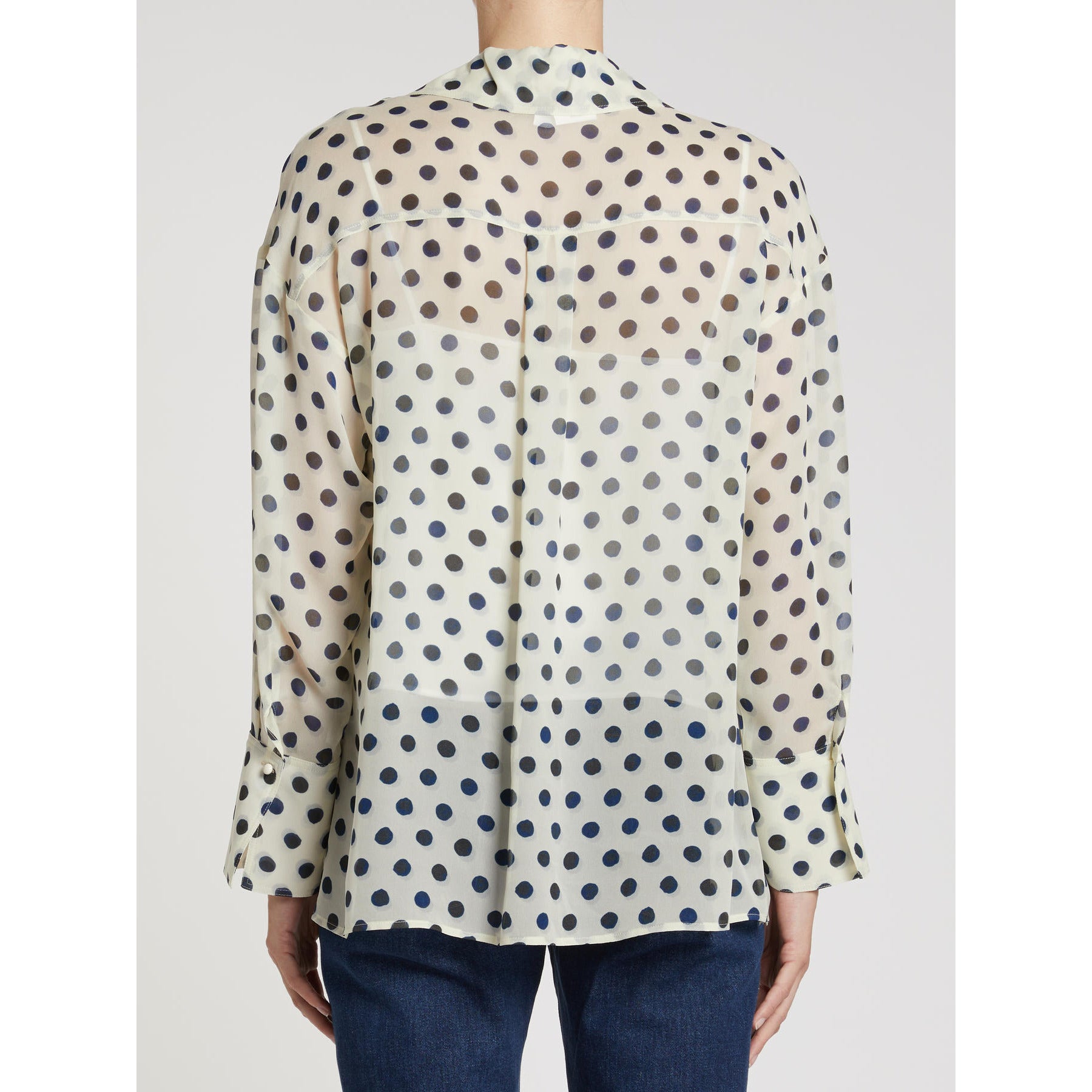 Camicia a polo in georgette PBBEGREGE - Penny Black - shopTSa