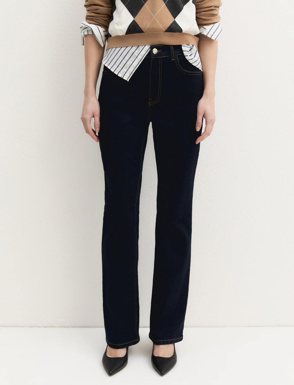 Jeans bootcut in denim stretch EMMBOOTCUT