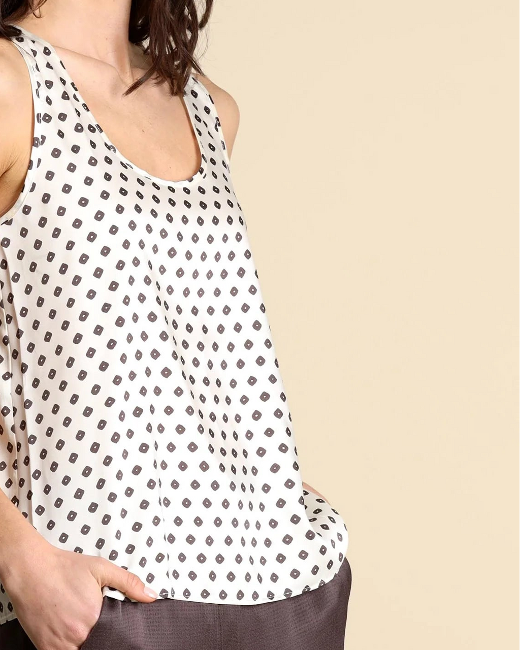 Canotta in twill con stampa EMMCRESTA - Emme Marella - shopTSa