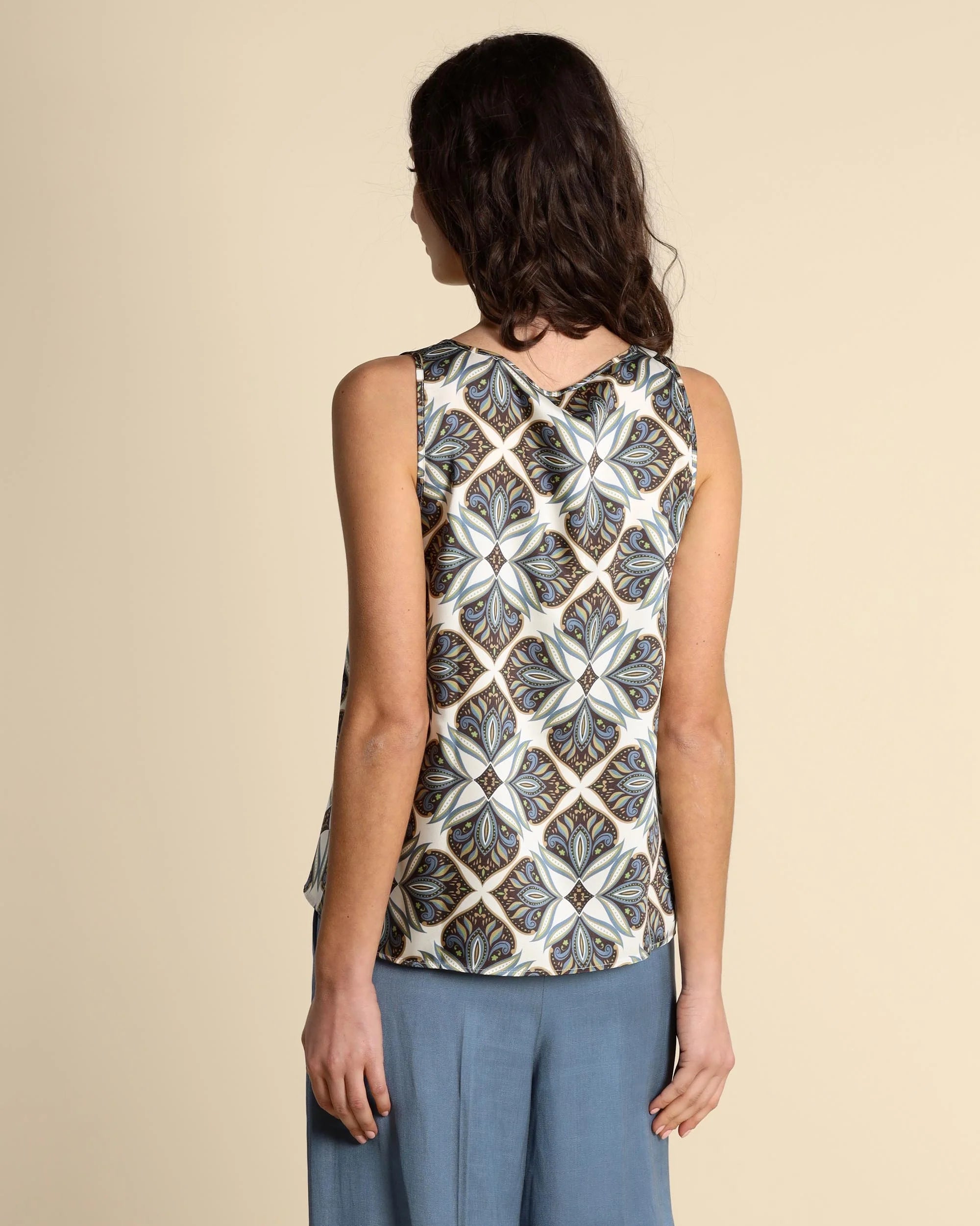 Canotta in twill con stampa EMMCRESTA - Emme Marella - shopTSa