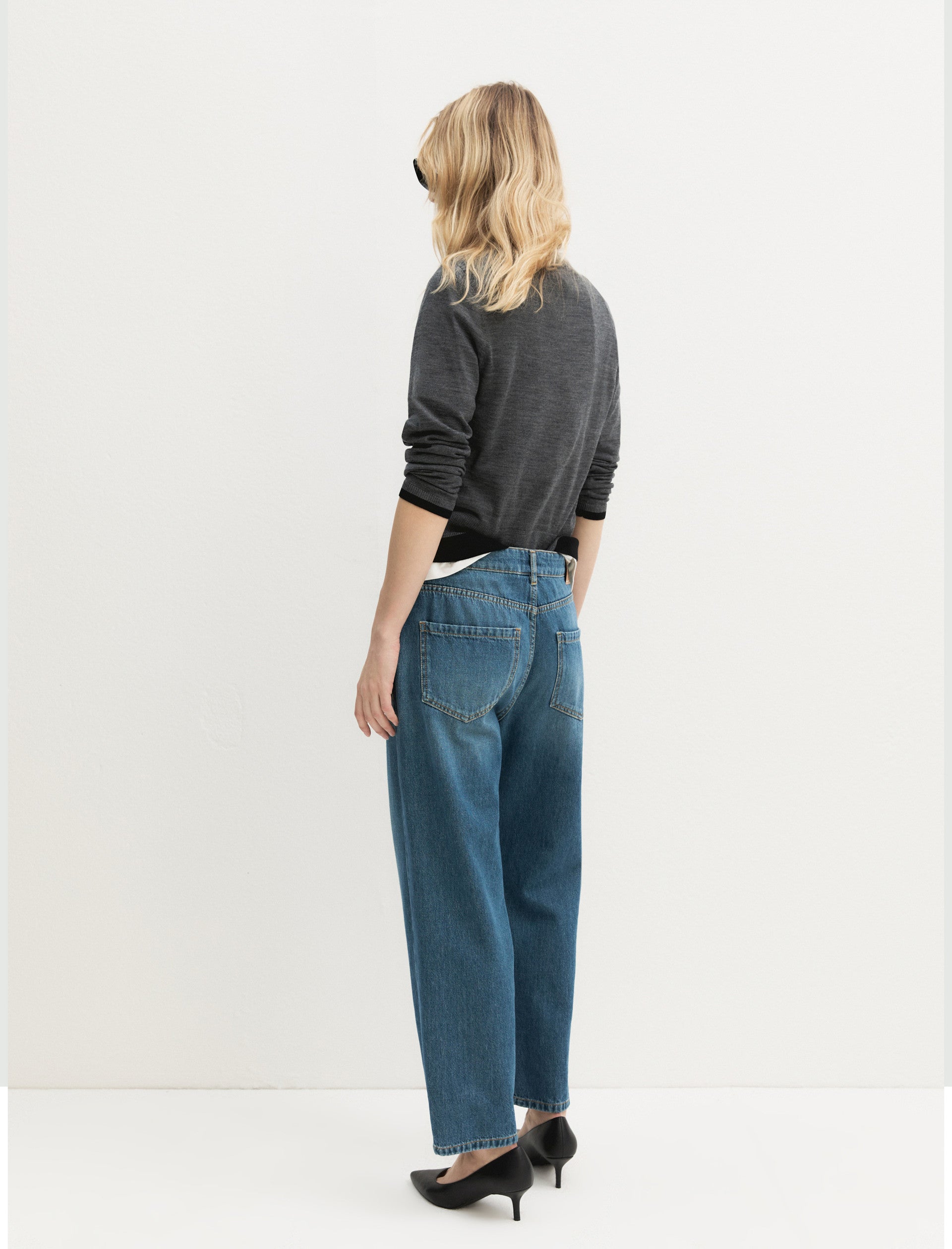 Jeans slim fit in denim di cotone - EMMFARNESE
