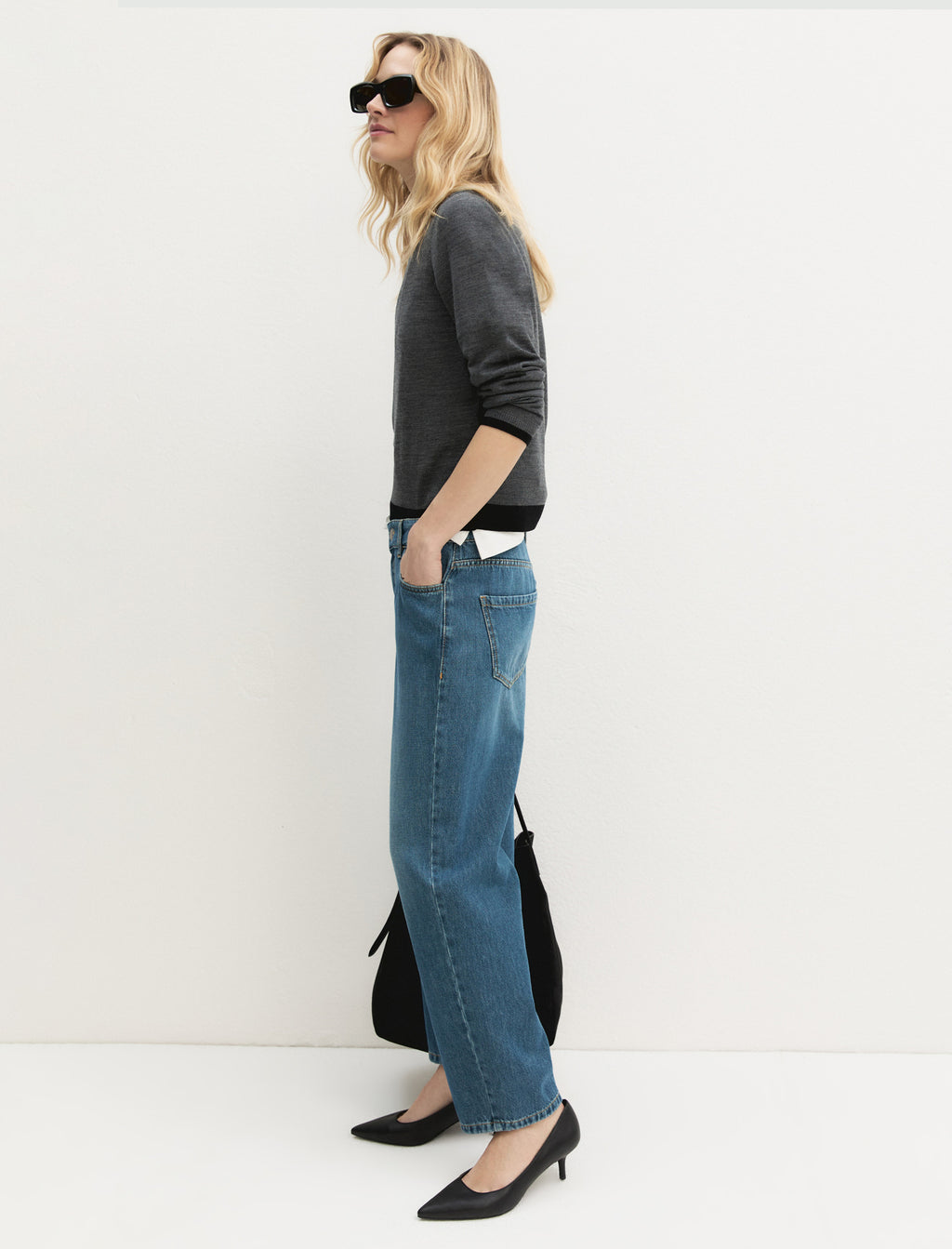 Jeans slim fit in denim di cotone - EMMFARNESE