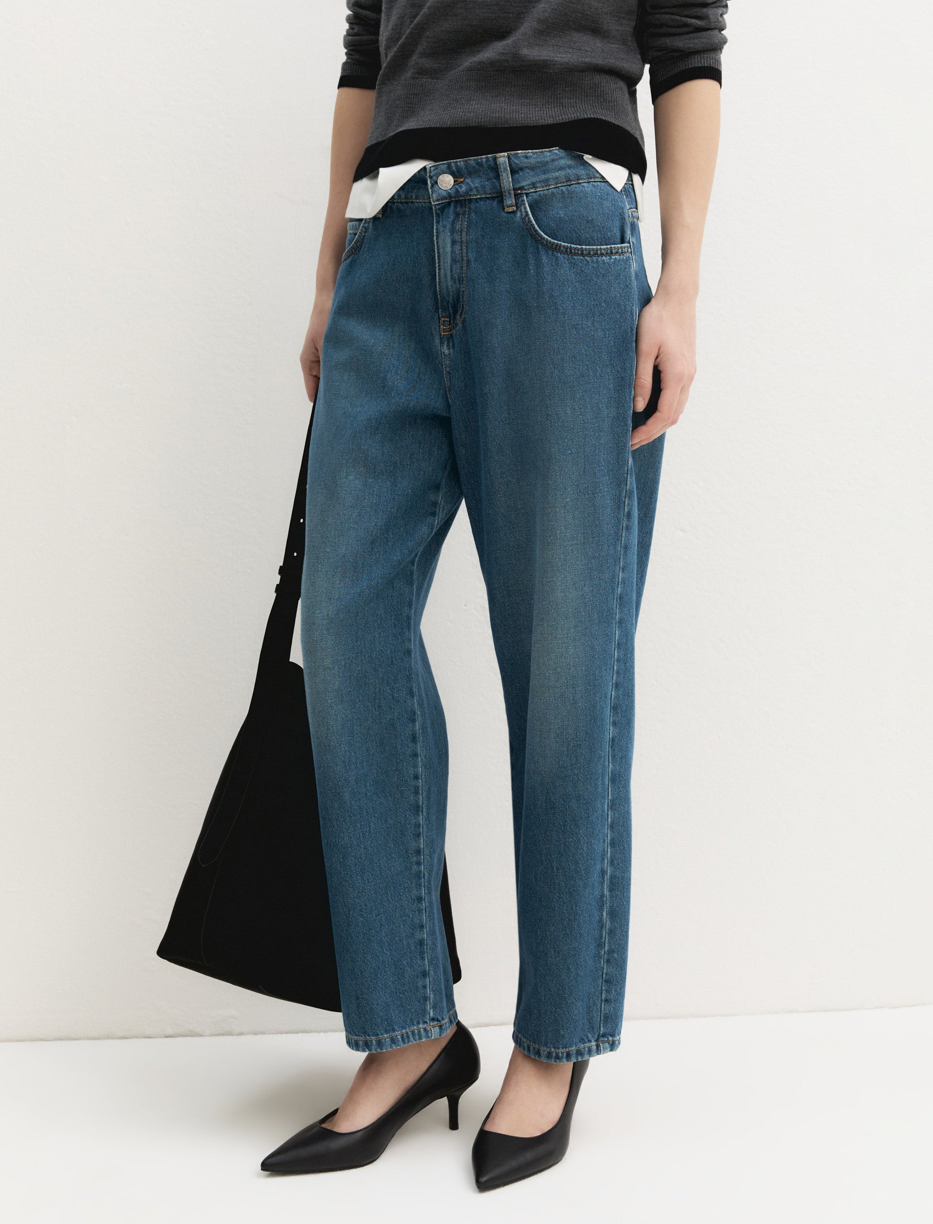 Jeans slim fit in denim di cotone - EMMFARNESE