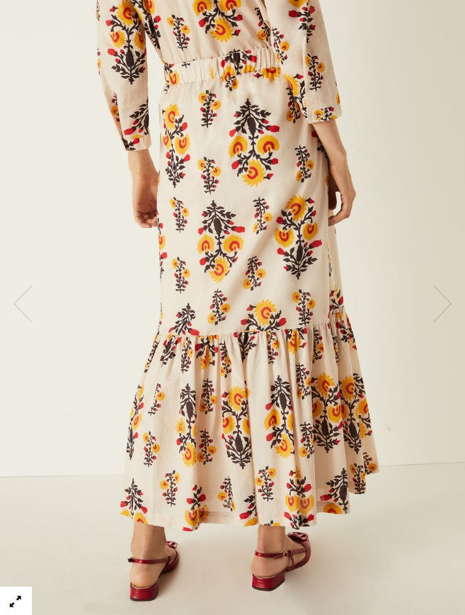 Gonna lunga in cotone PALE - EMME Marella - Emme Marella - shopTSa