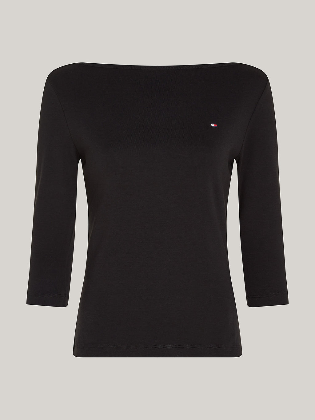 T-shirt Slim Fit, manica a tre quarti