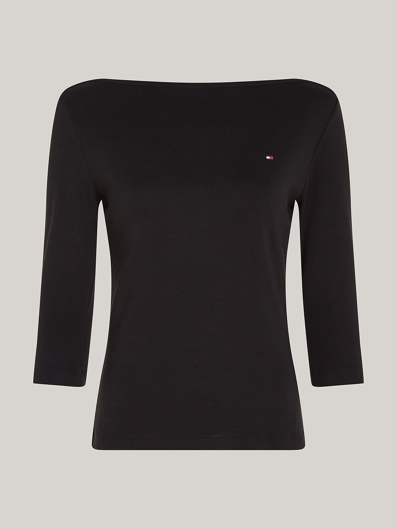 T-shirt Slim Fit, manica a tre quarti