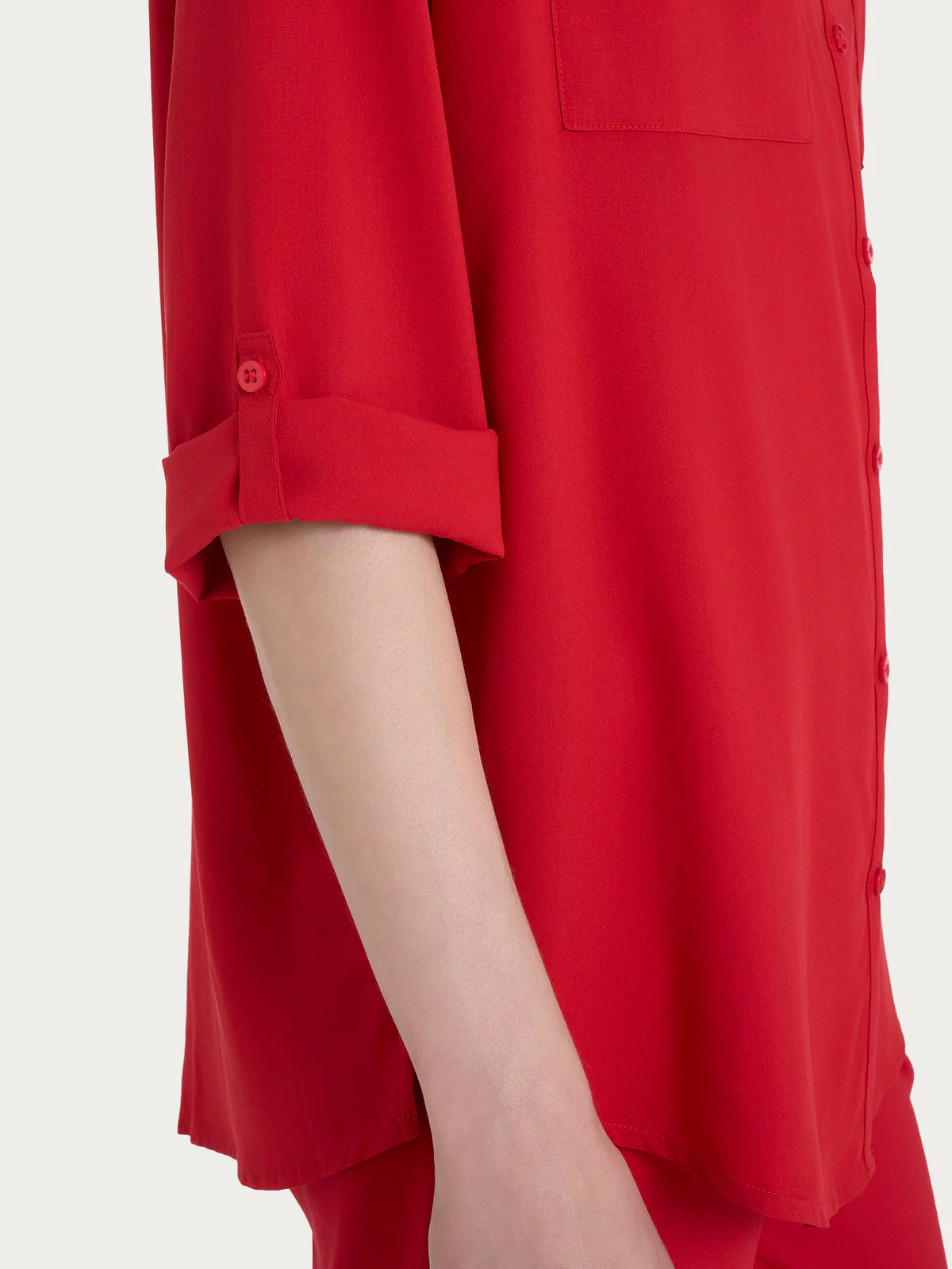 Camicia coreana basica in viscosa DM64SI - RAGNO - Ragno - shopTSa