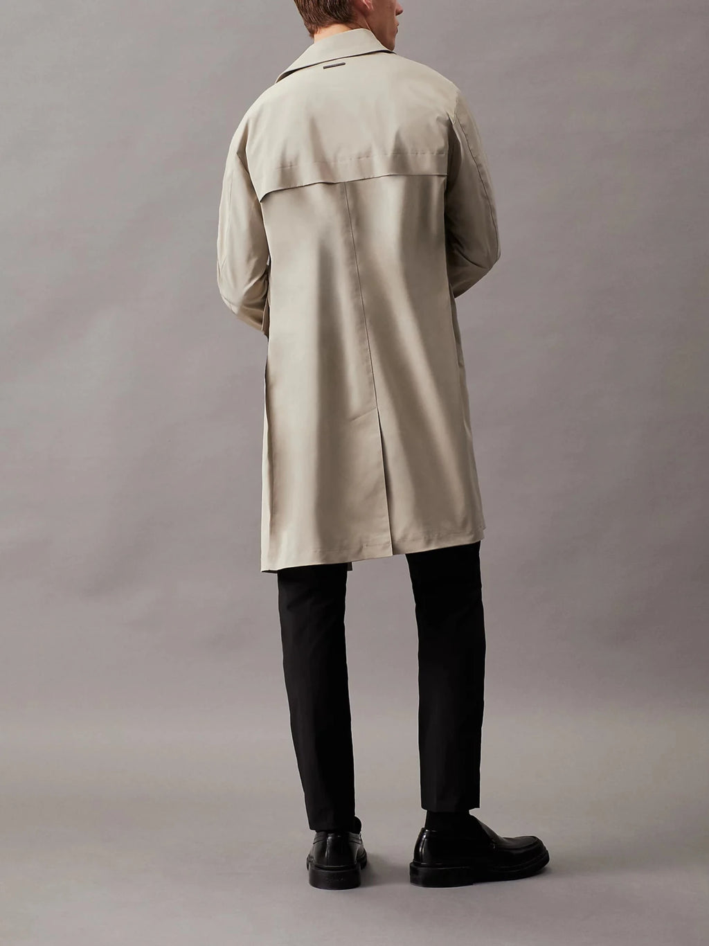 Cappotto impermeabile in twill