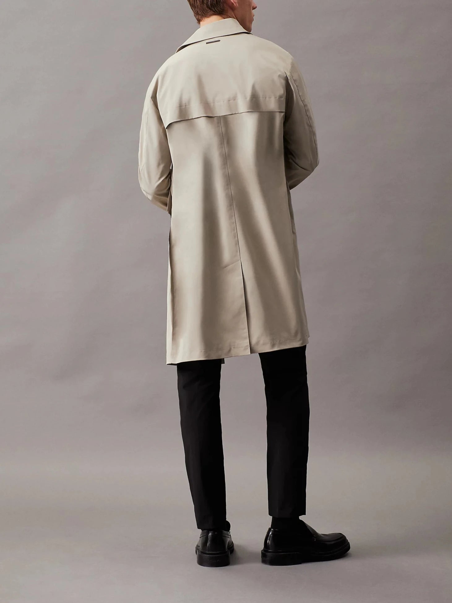 Cappotto impermeabile in twill