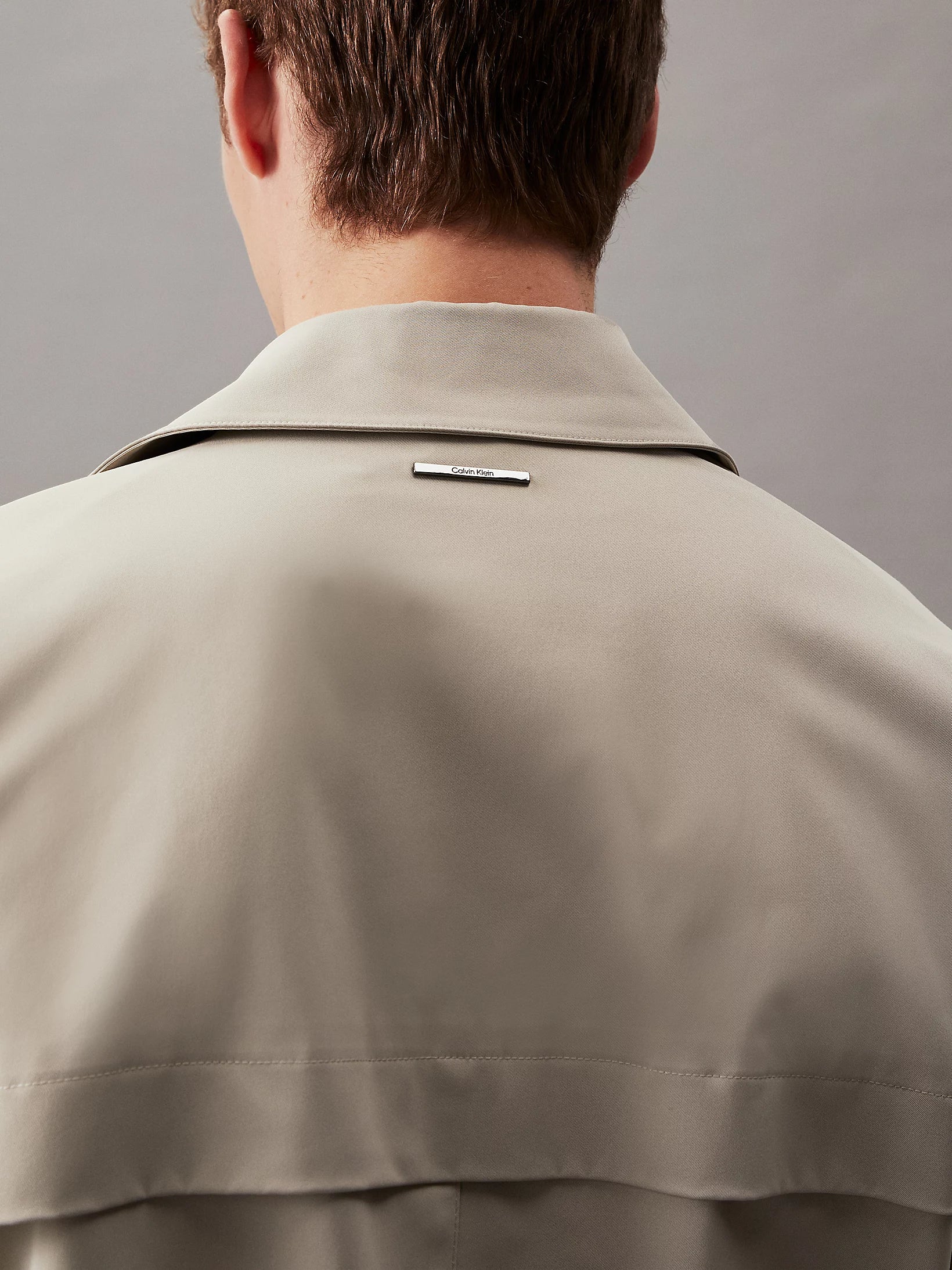 Cappotto impermeabile in twill