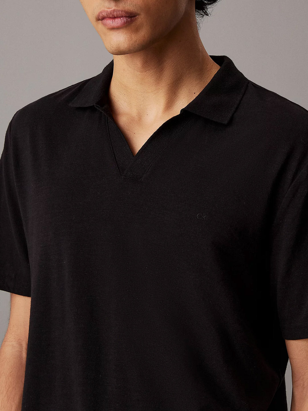 Polo con con colletto cubano