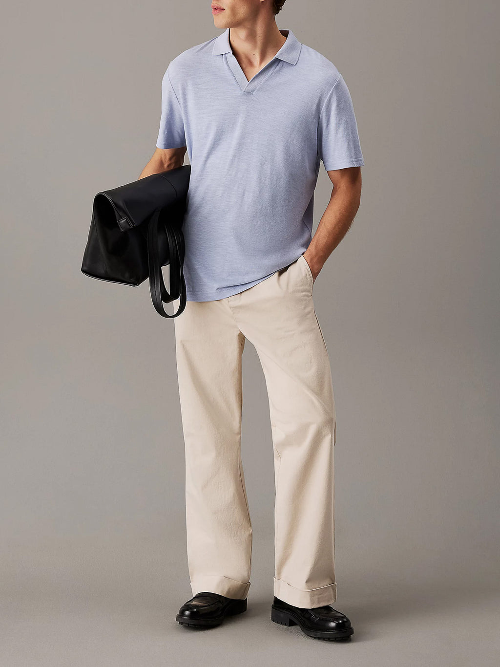 Polo con con colletto cubano