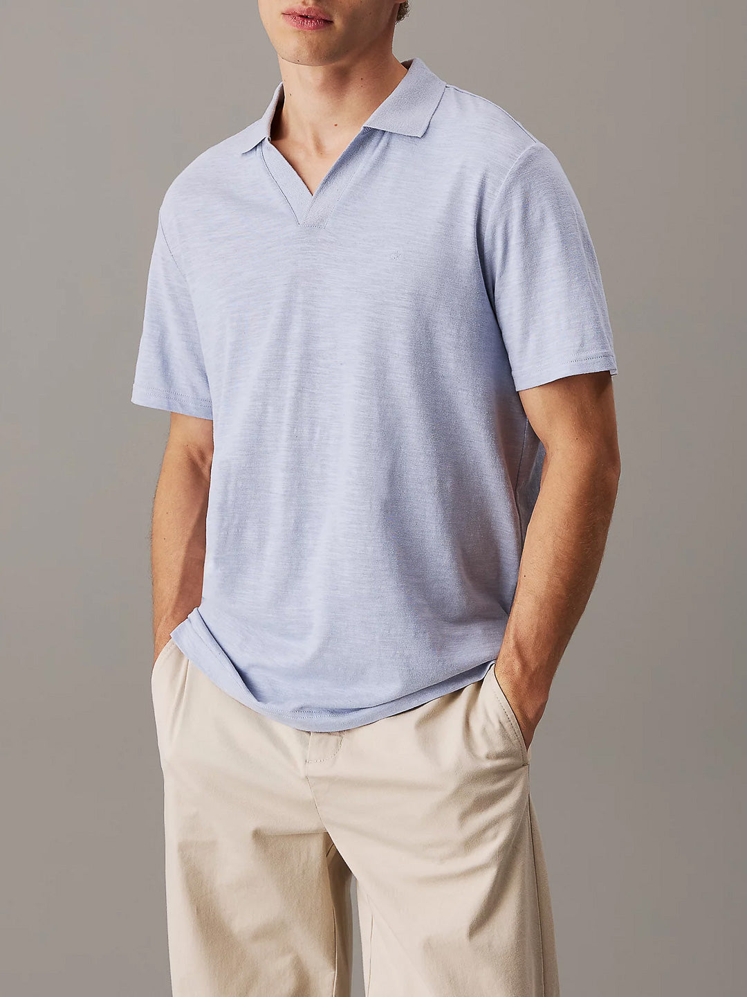 Polo con con colletto cubano