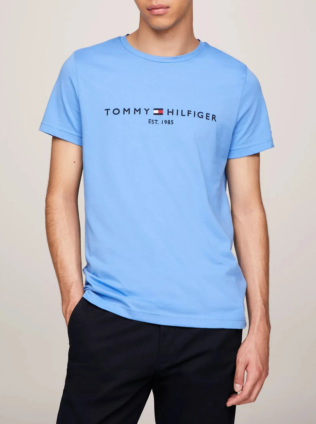 T-shirt Slim Fit ricamo Tommy Hilfiger - Tommy Hilfiger - shopTSa