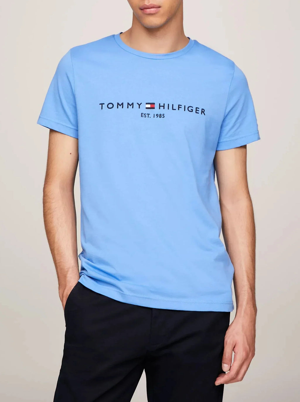T-shirt Slim Fit ricamo Tommy Hilfiger - Tommy Hilfiger - shopTSa