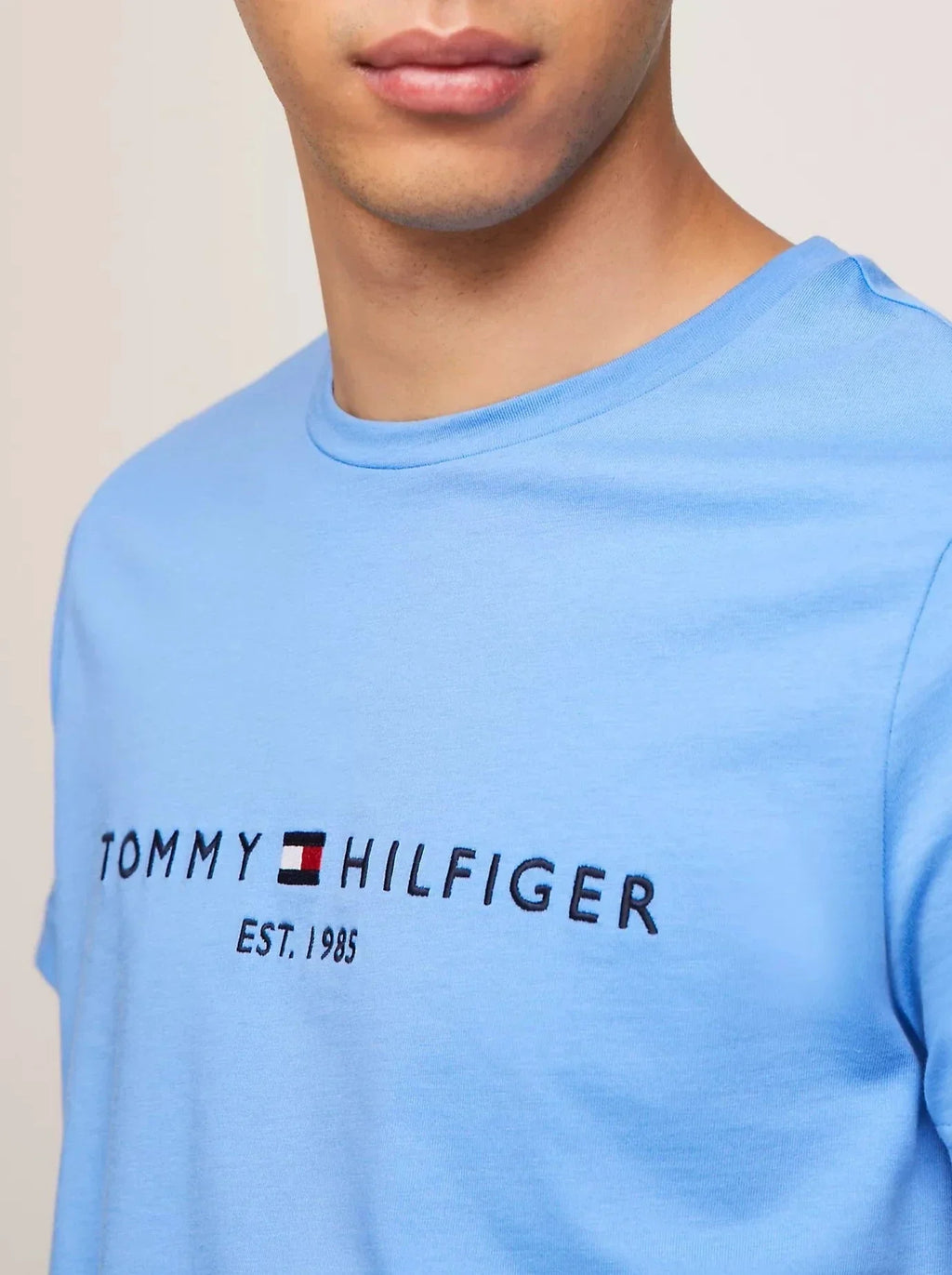 T-shirt Slim Fit ricamo Tommy Hilfiger - Tommy Hilfiger - shopTSa