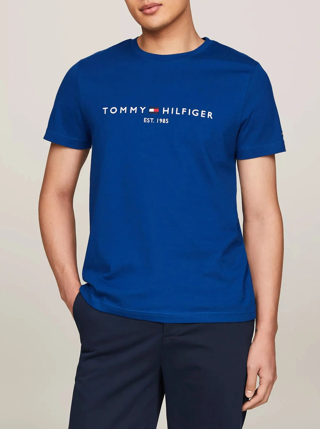 T-shirt Slim Fit ricamo Tommy Hilfiger - Tommy Hilfiger - shopTSa