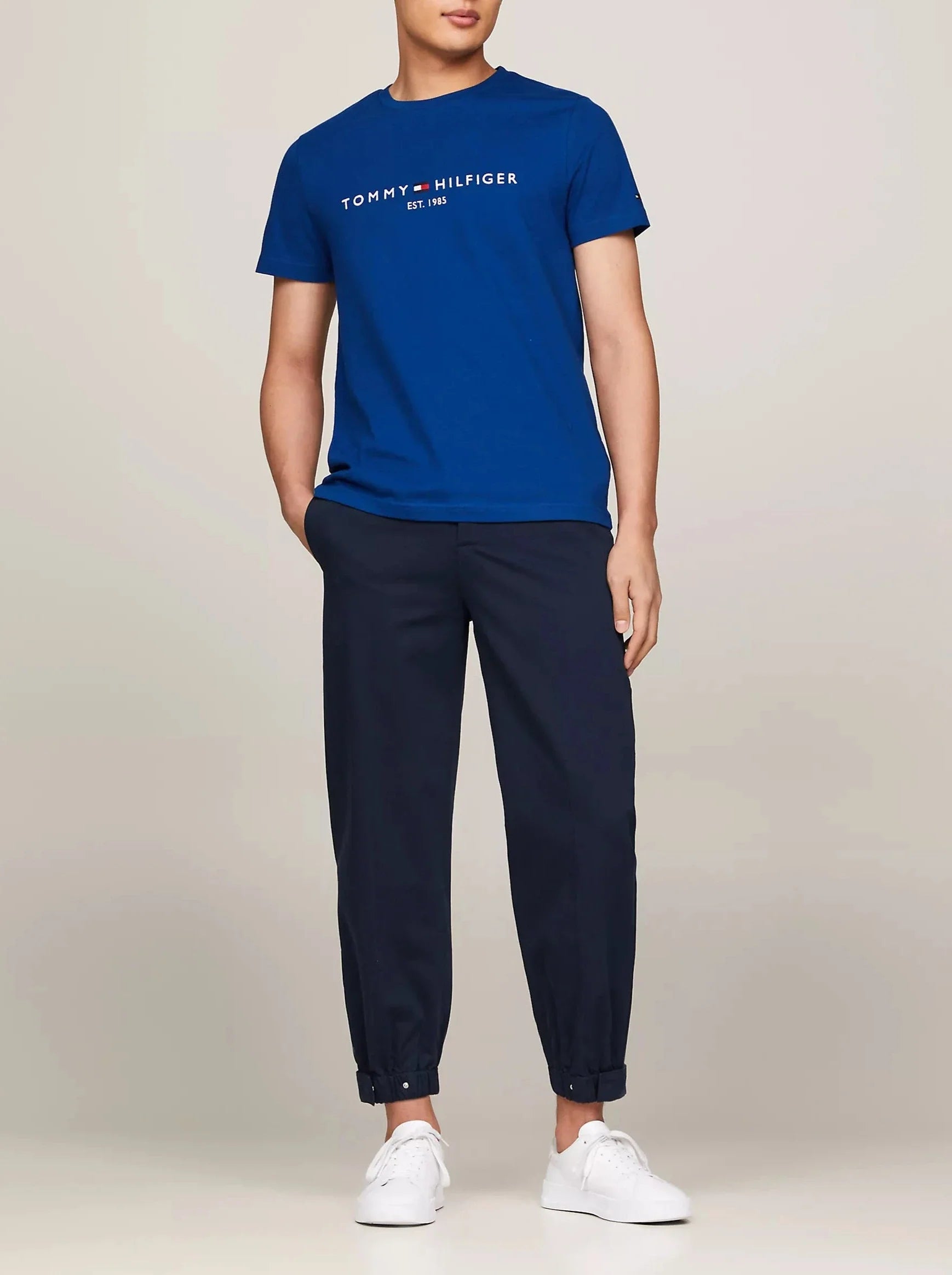 T-shirt Slim Fit ricamo Tommy Hilfiger - Tommy Hilfiger - shopTSa