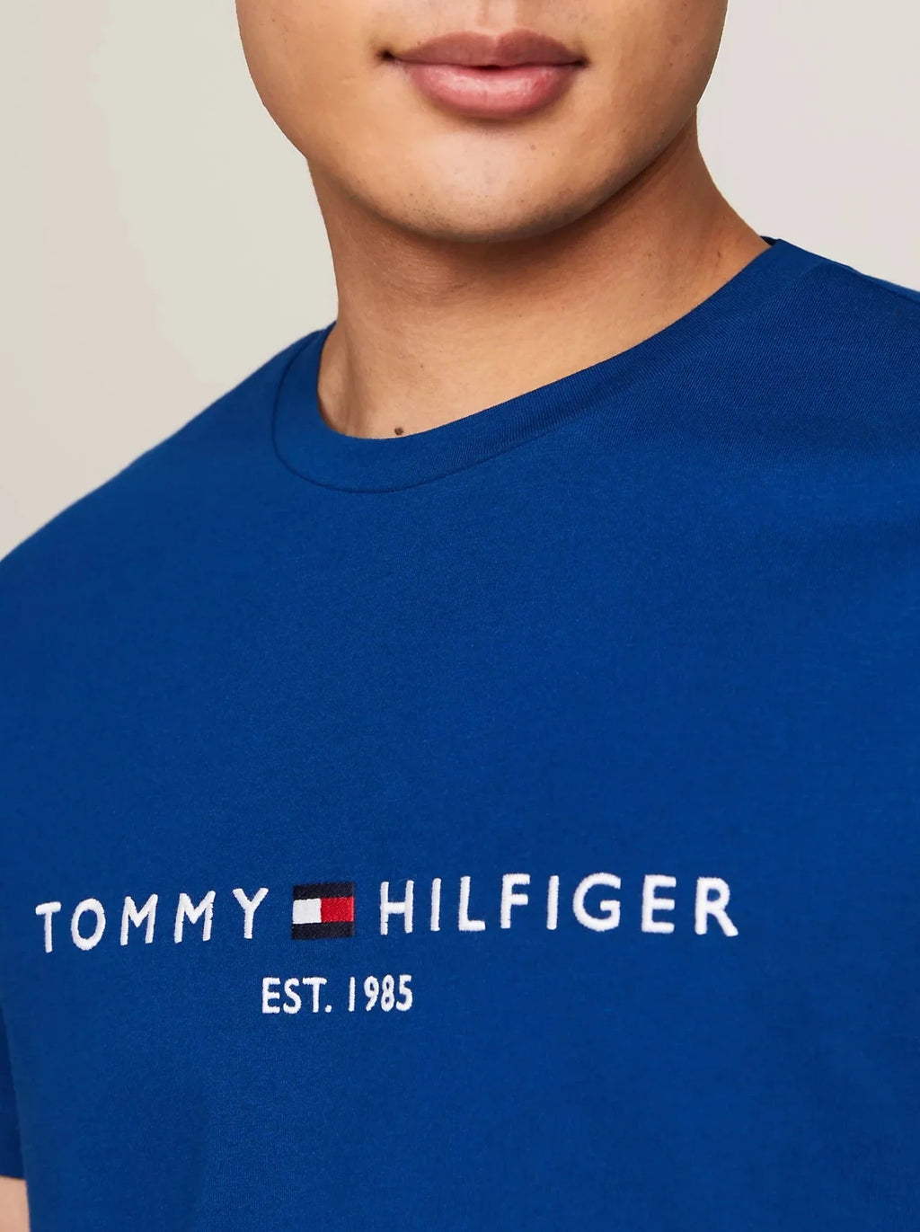 T-shirt Slim Fit ricamo Tommy Hilfiger - Tommy Hilfiger - shopTSa