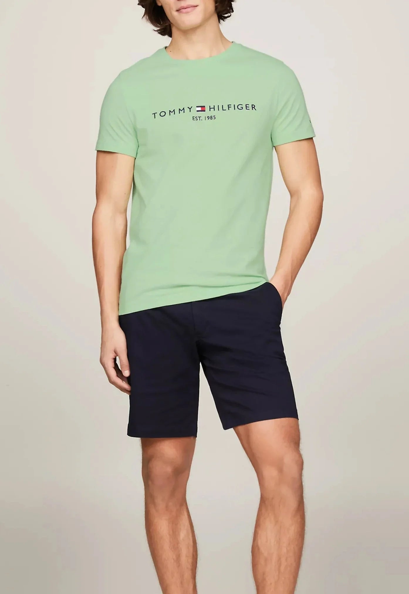 T-shirt Slim Fit ricamo Tommy Hilfiger - Tommy Hilfiger - shopTSa