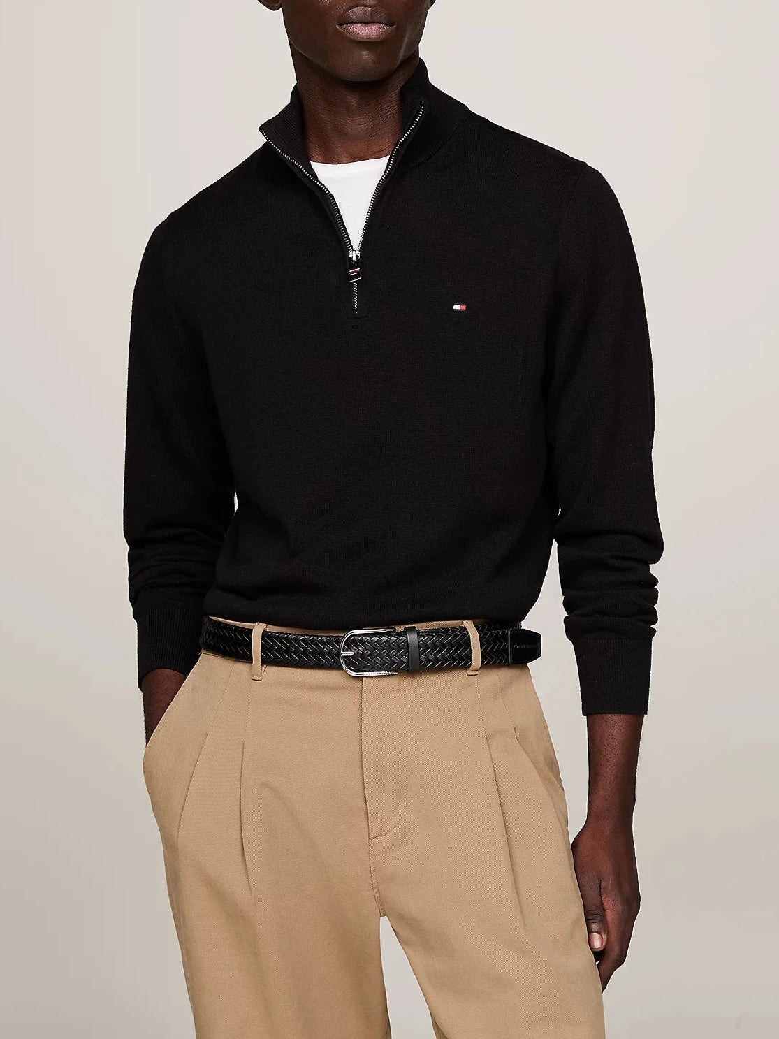 Black half zip sweater - Tommy Hilfiger