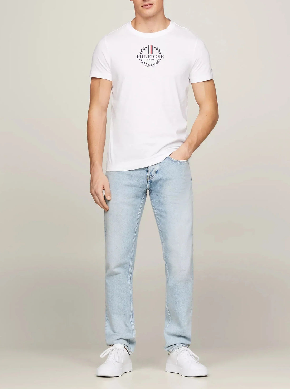 T-shirt Slim Fit - GLOBAL STRIPE TOMMY HILFIGER