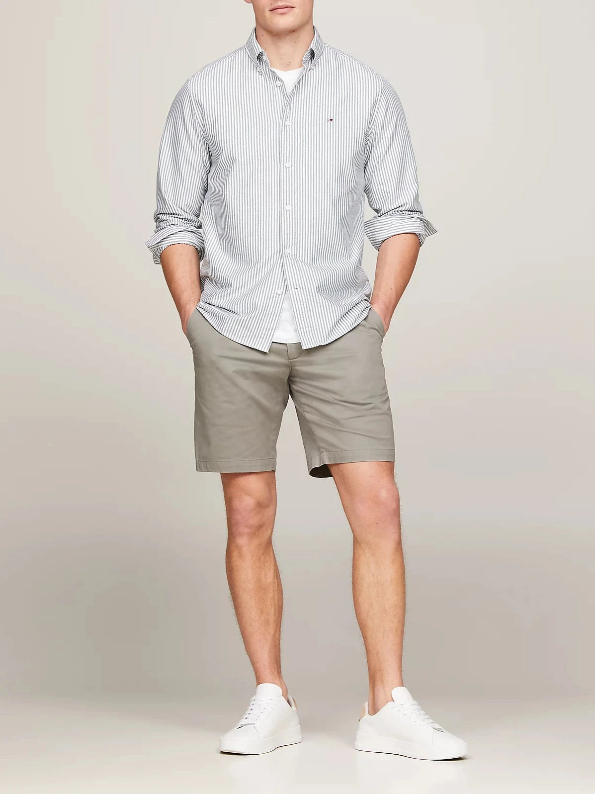 Camicia a righe in cotone oxford - Tommy Hilfiger - shopTSa