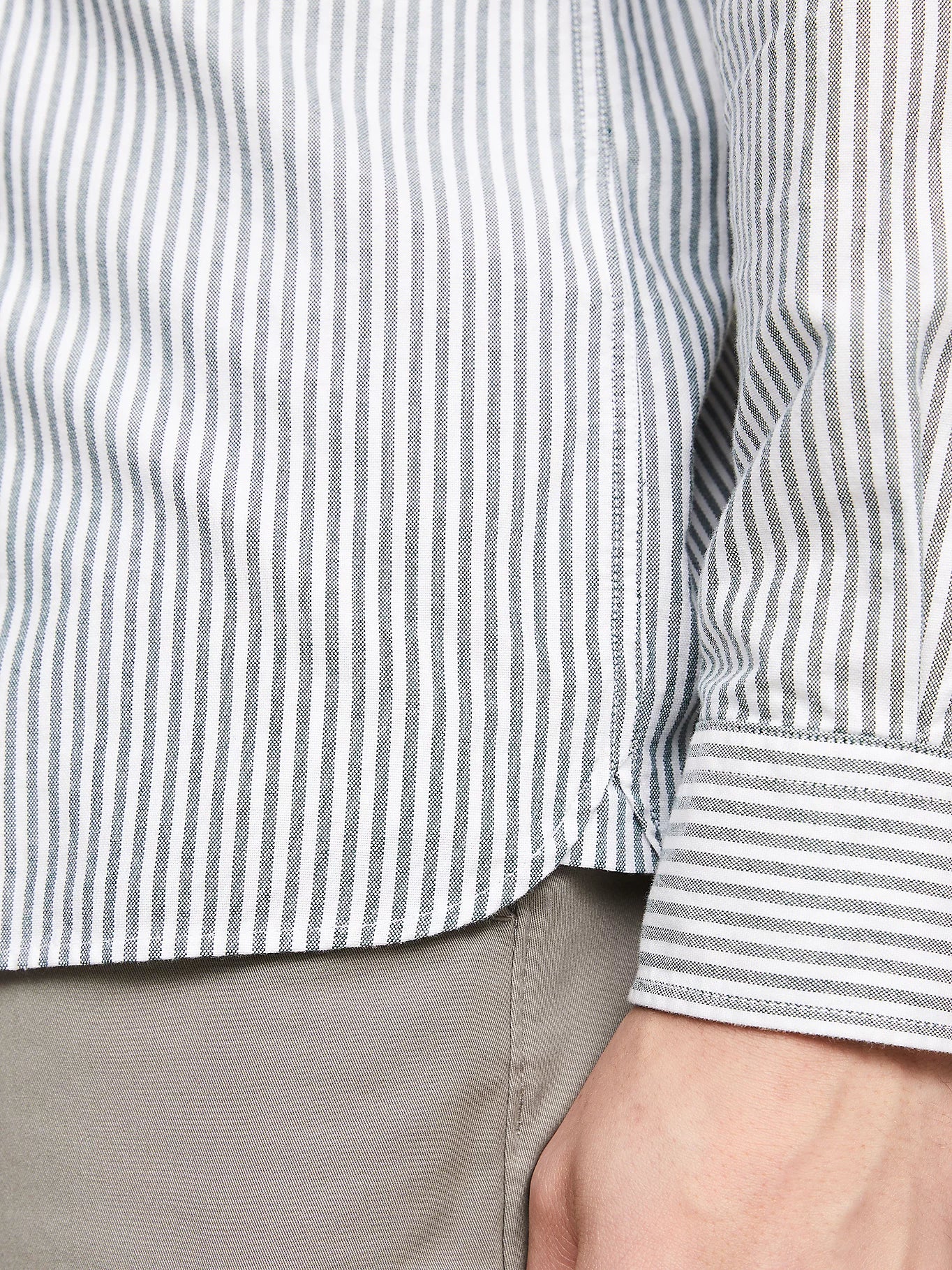 Camicia a righe in cotone oxford - Tommy Hilfiger - shopTSa