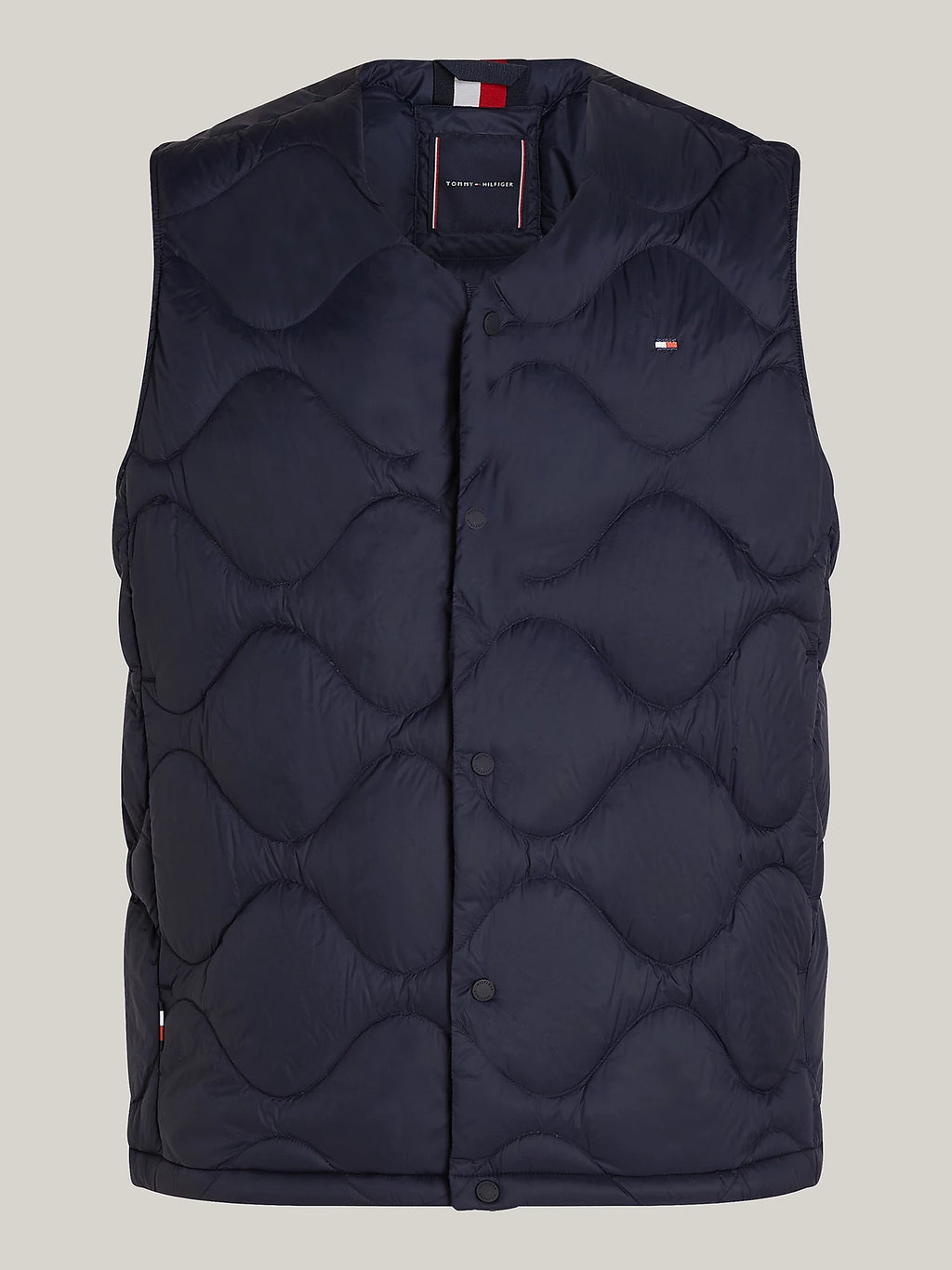 Gilet piumino smanicato trapuntato