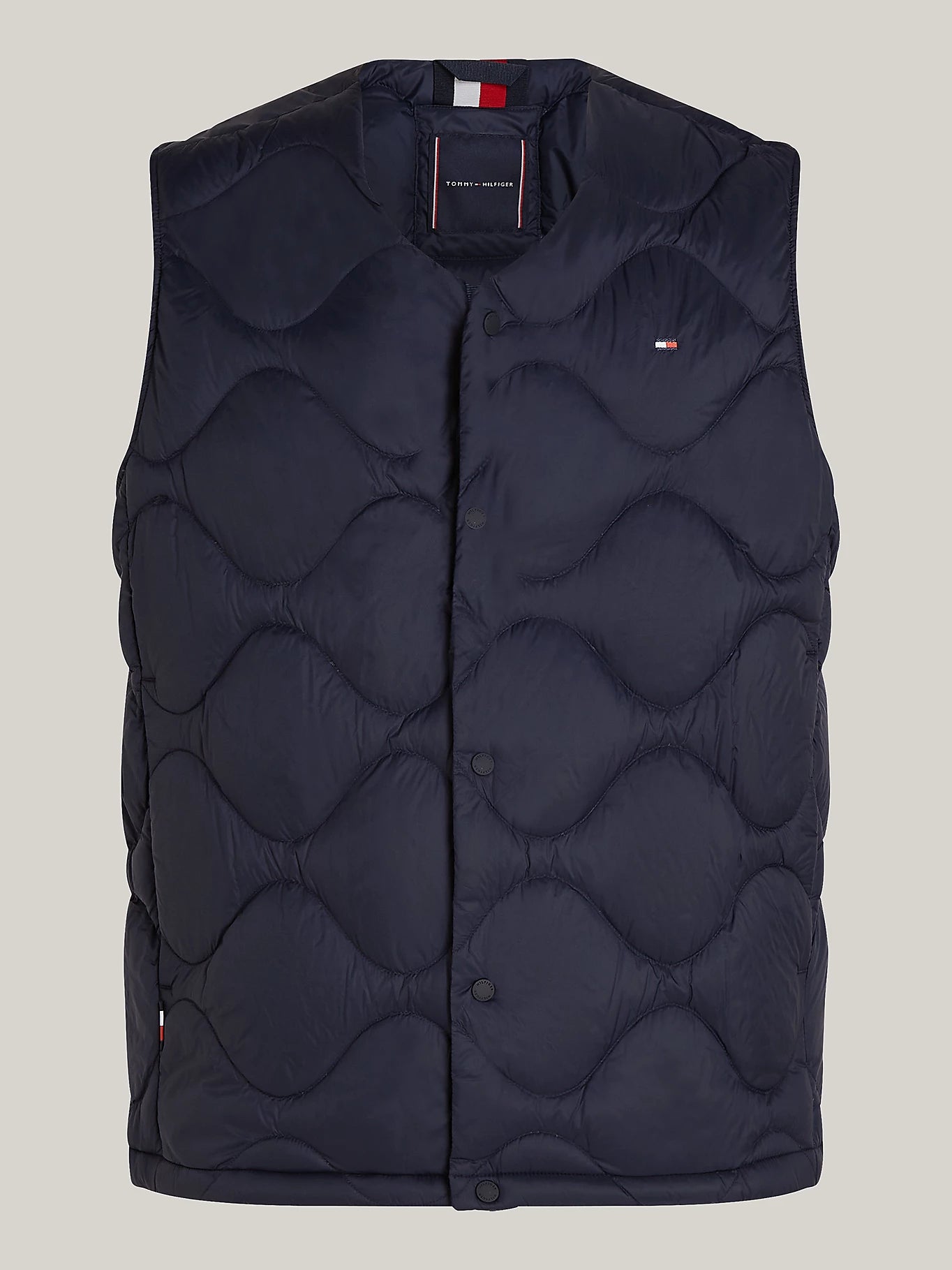 Gilet piumino smanicato trapuntato