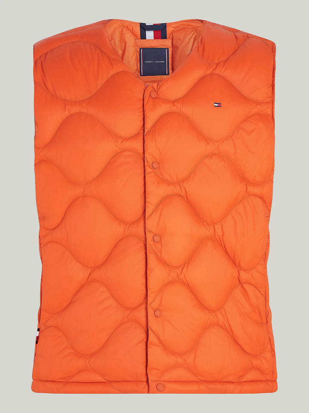 Gilet piumino smanicato trapuntato