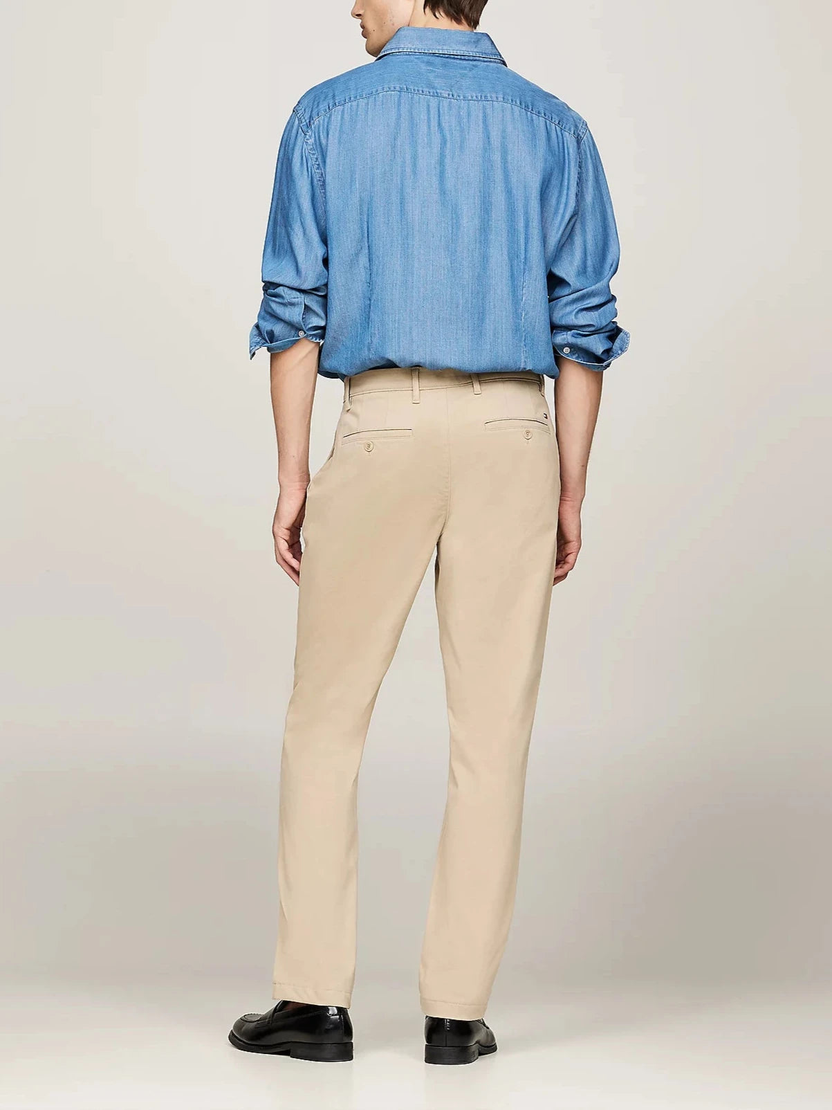 Pantaloni in cotone straight fit