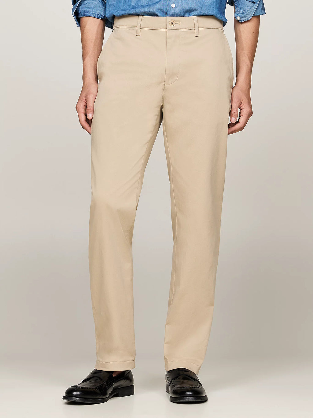 Pantaloni in cotone straight fit