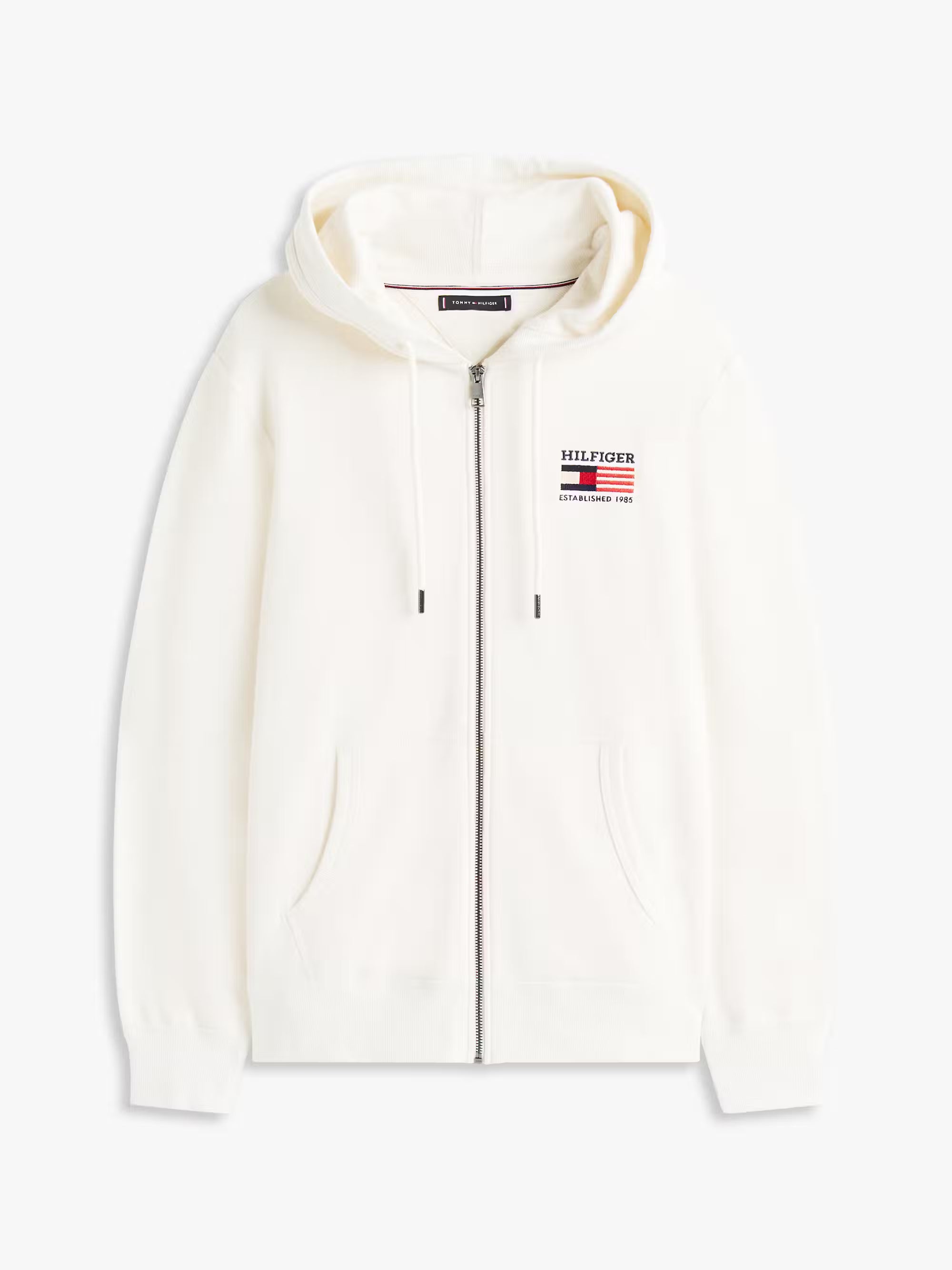 Felpa panna con ricamo 39691