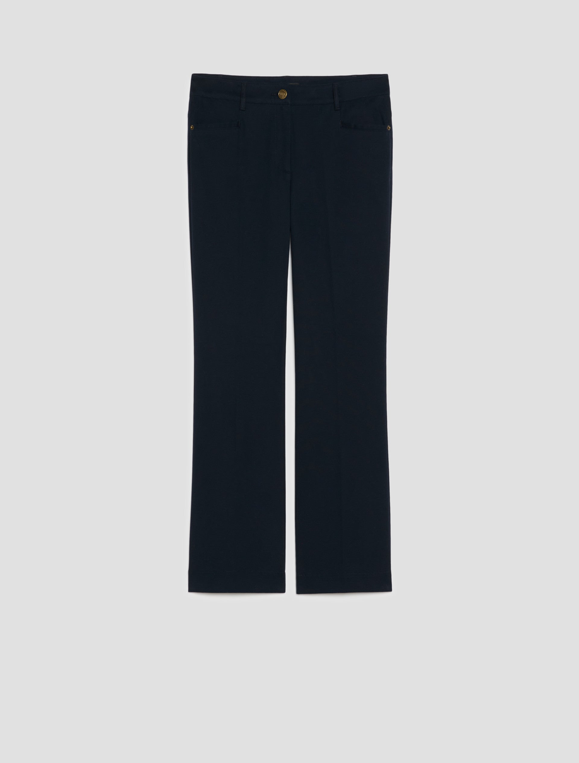 Pantalone flare in twill stretch - PBBFLARE