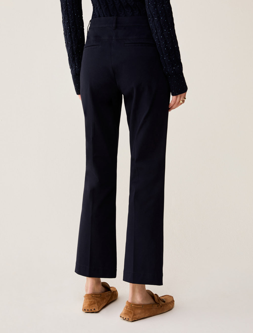 Pantalone flare in twill stretch - PBBFLARE