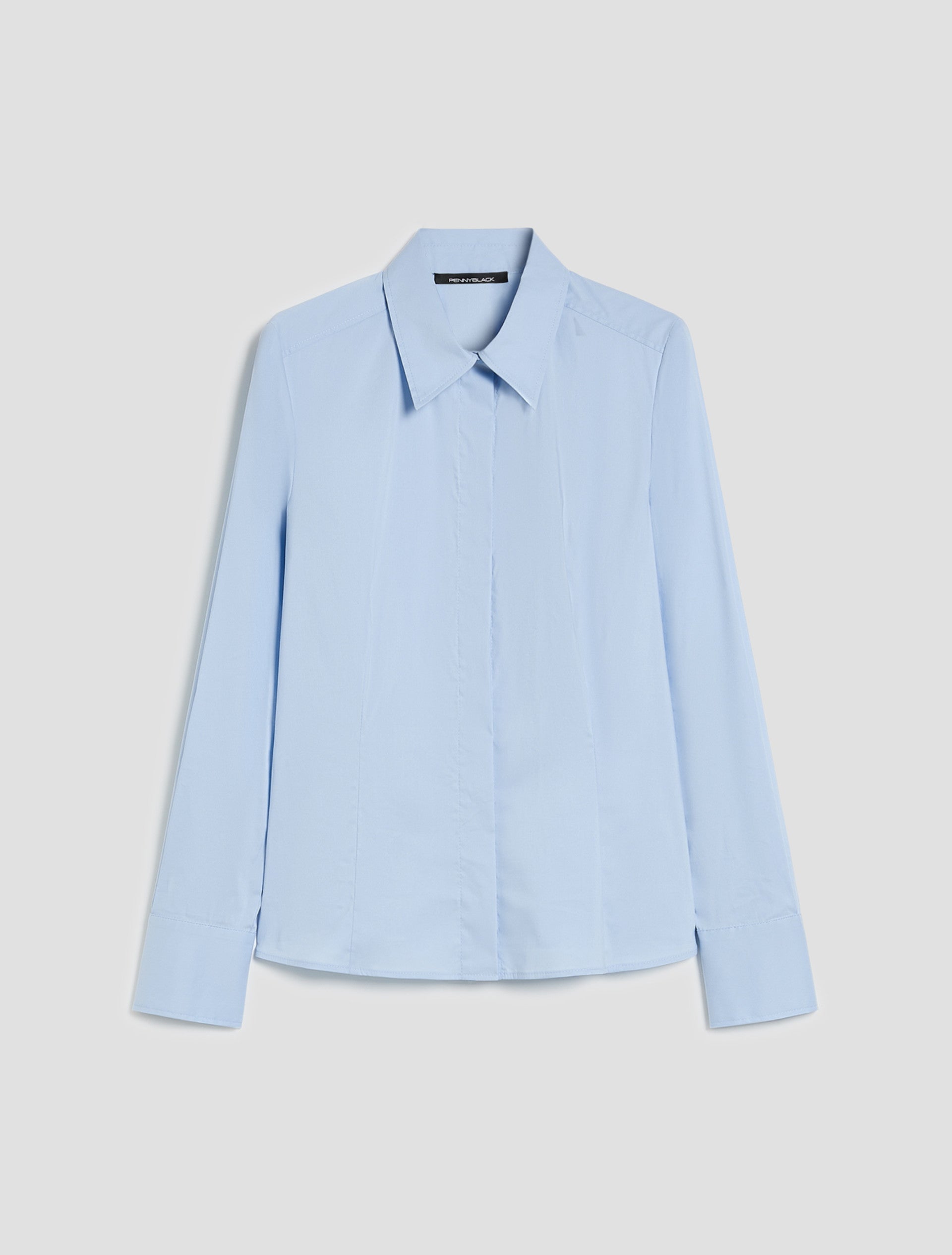 Camicia in popeline stretch - PBBMARGARET