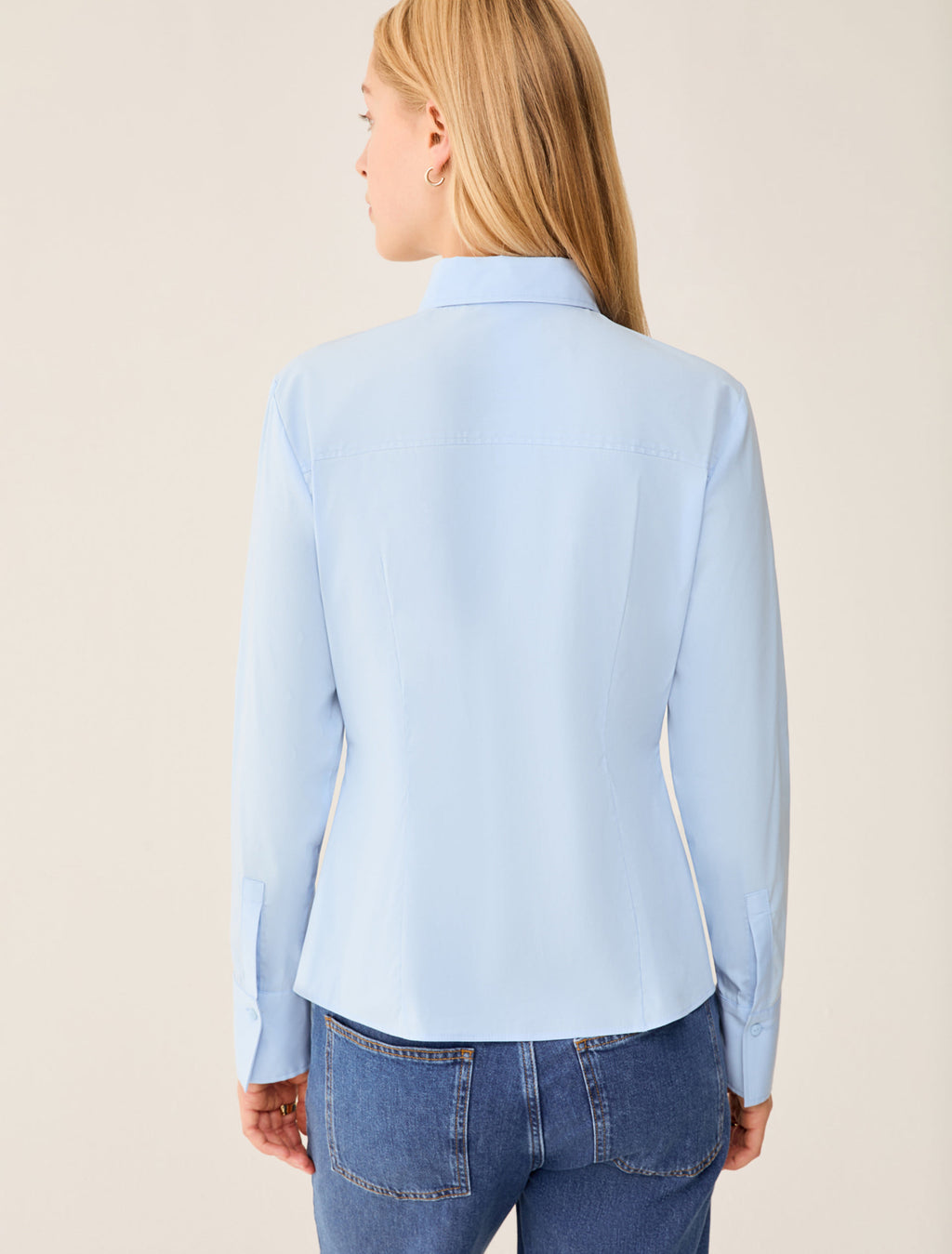Camicia in popeline stretch - PBBMARGARET