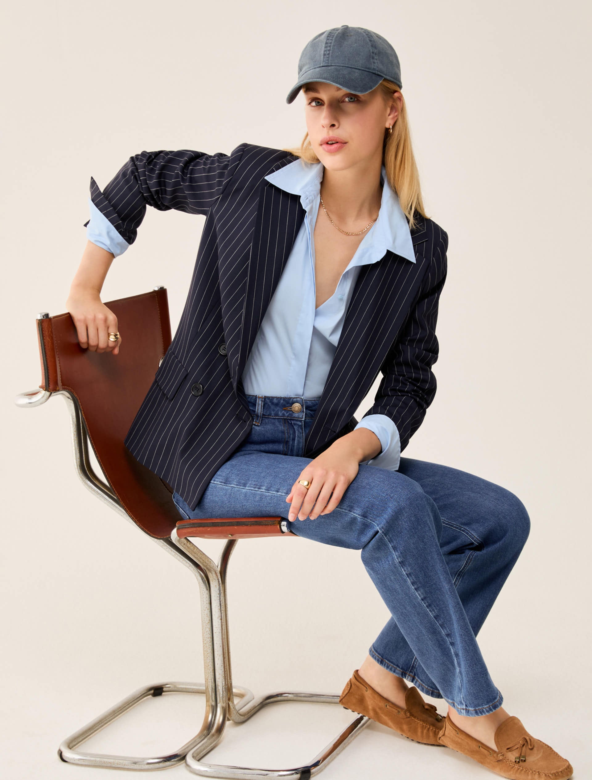 Camicia in popeline stretch - PBBMARGARET