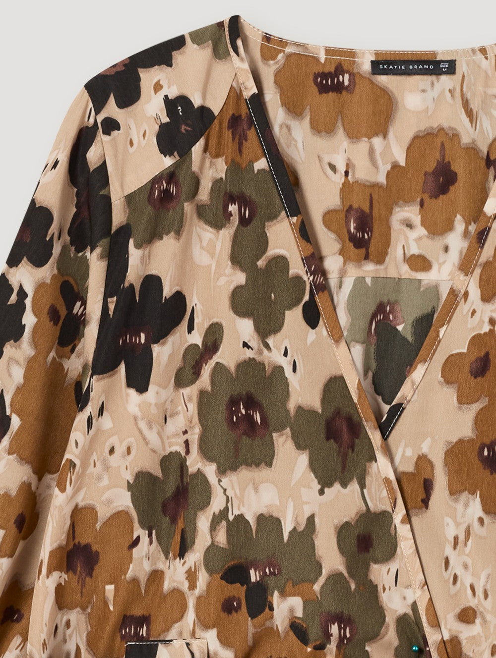 Natural patterned dress - Skatie