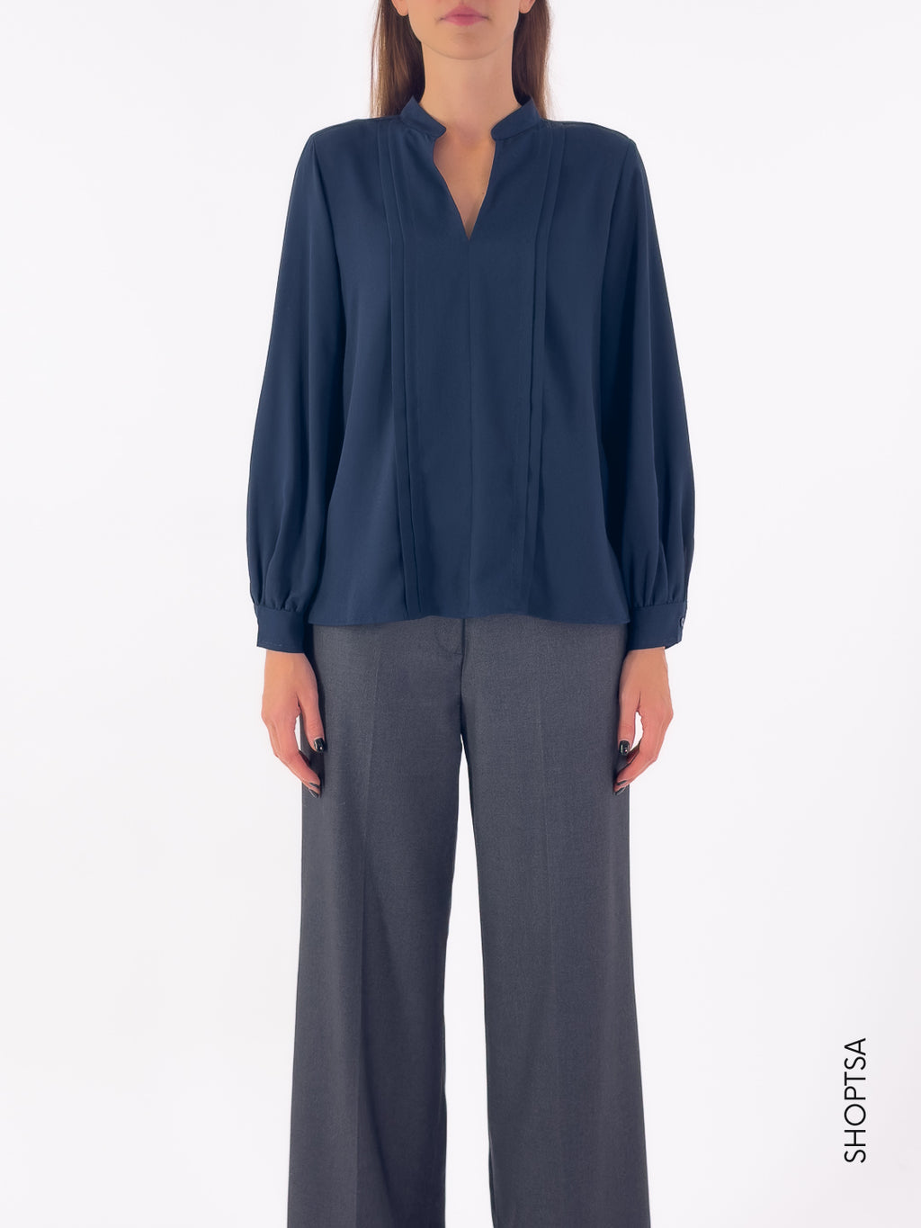 Camicia basica collo coreana SOGLIO