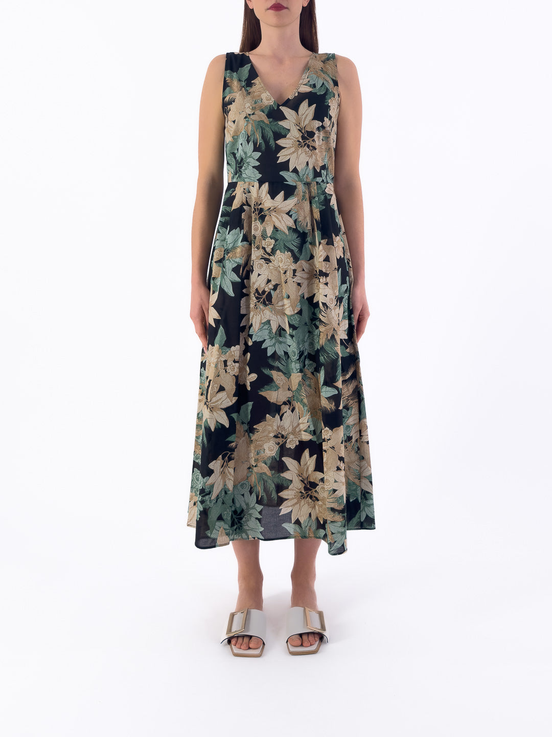 Abito in cotone smanicato SOL - Emme Marella - shopTSa