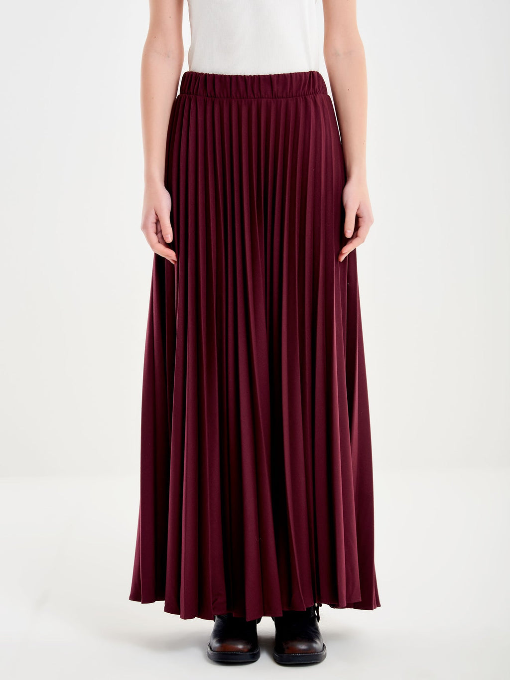 Gonna plissè elastico Tf2048