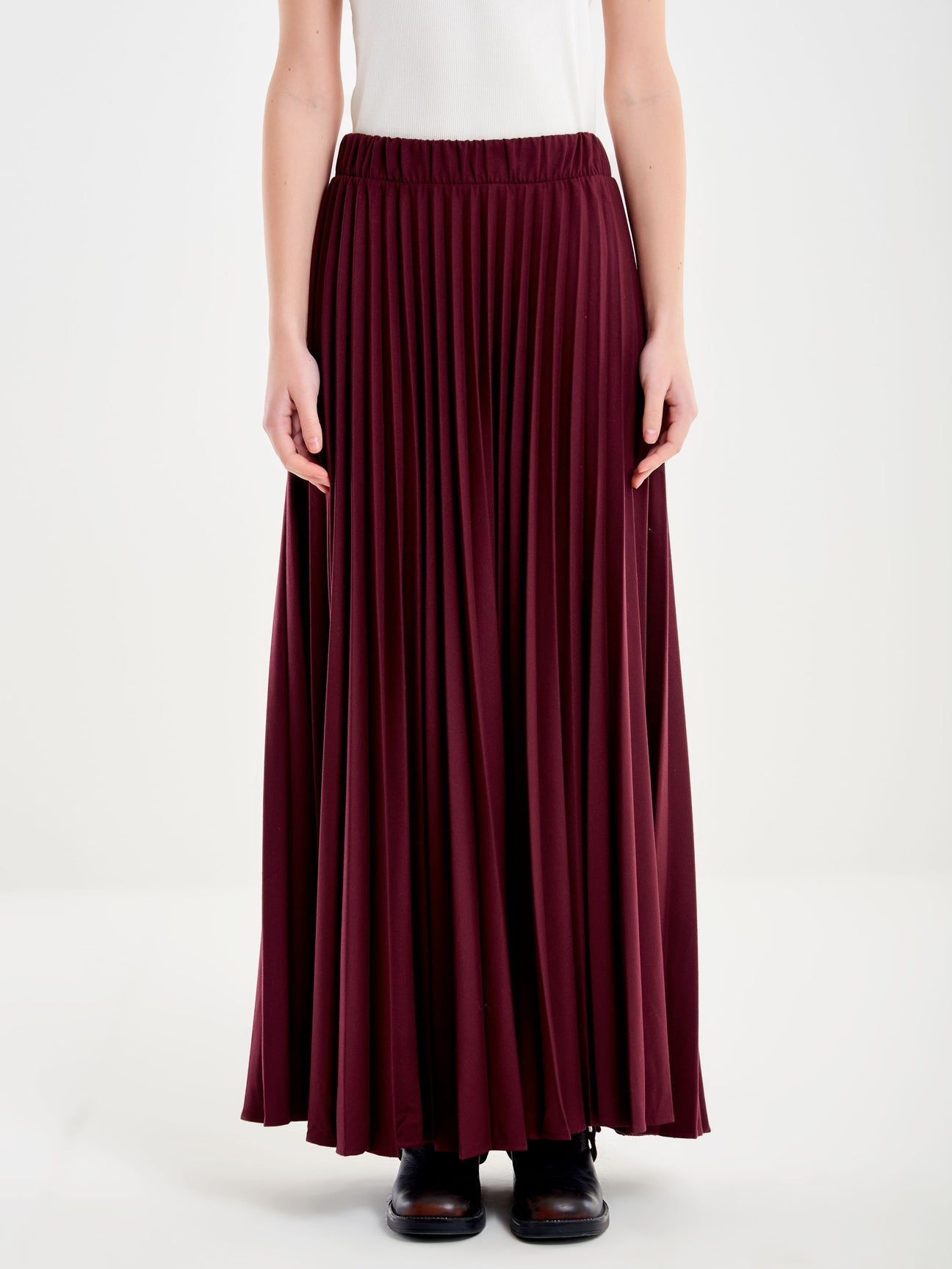 Gonna plissè elastico Tf2048