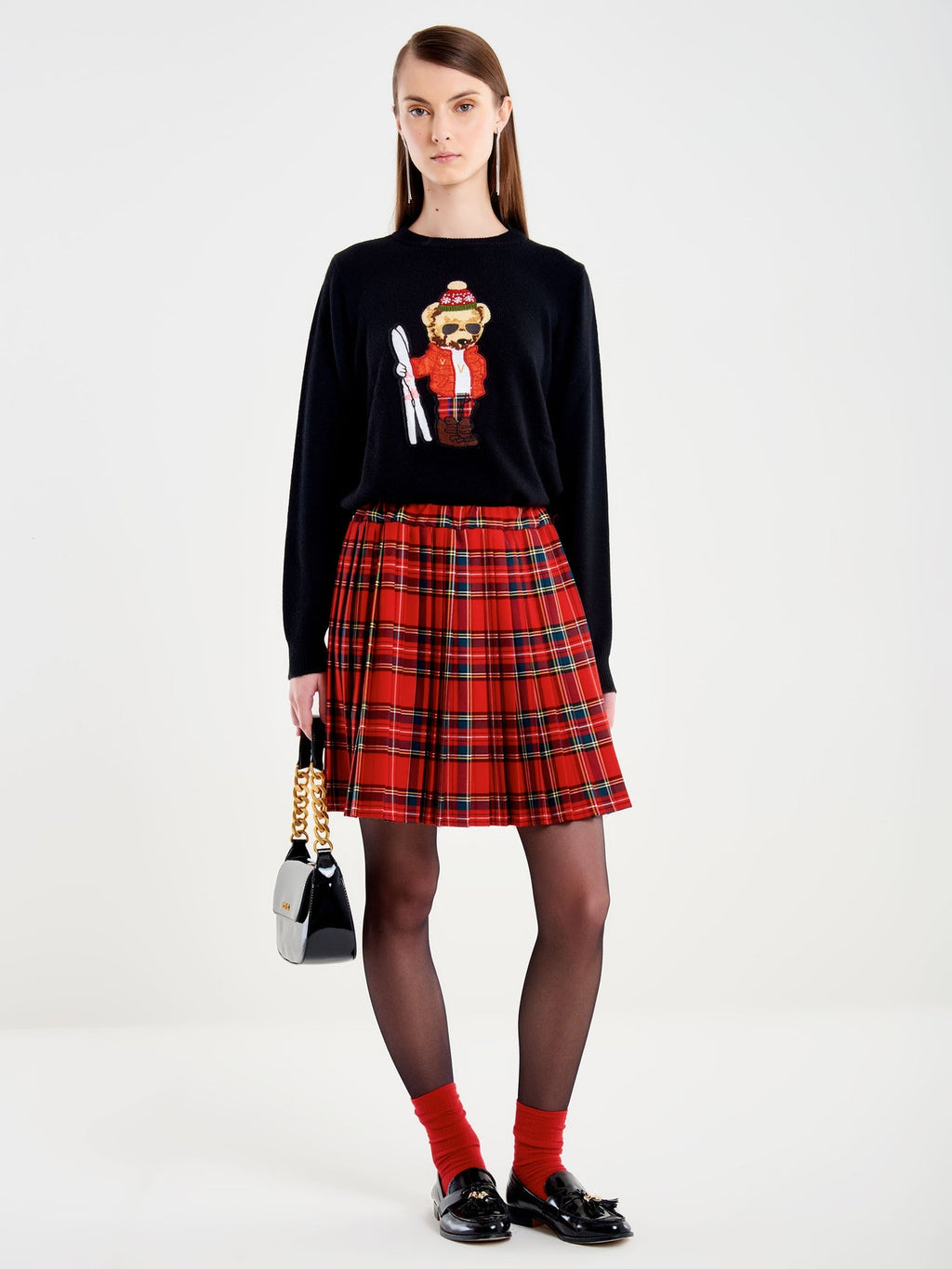 Maglione orsetto con sci 77324f