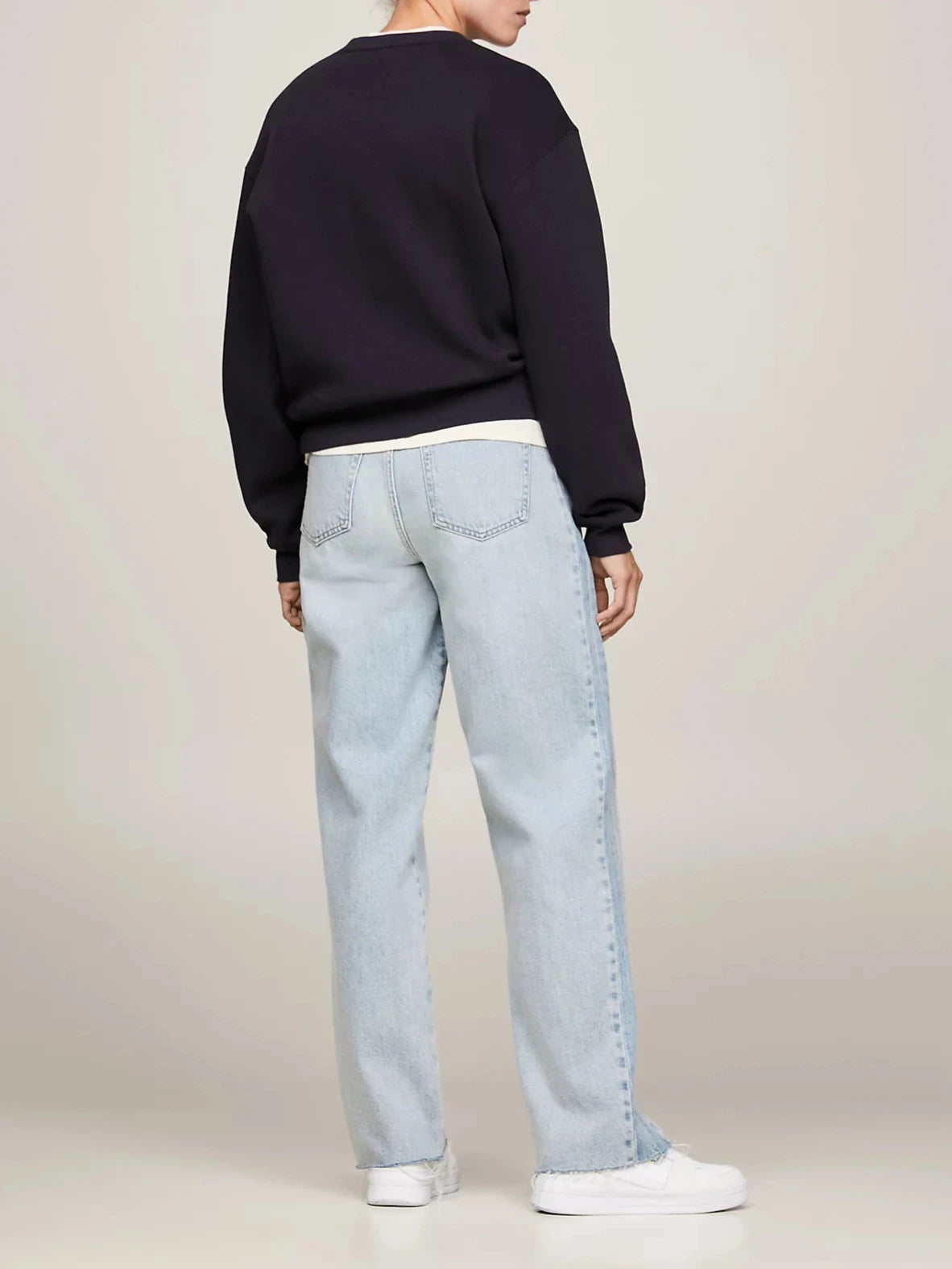 Felpa girocollo logo TH fleece